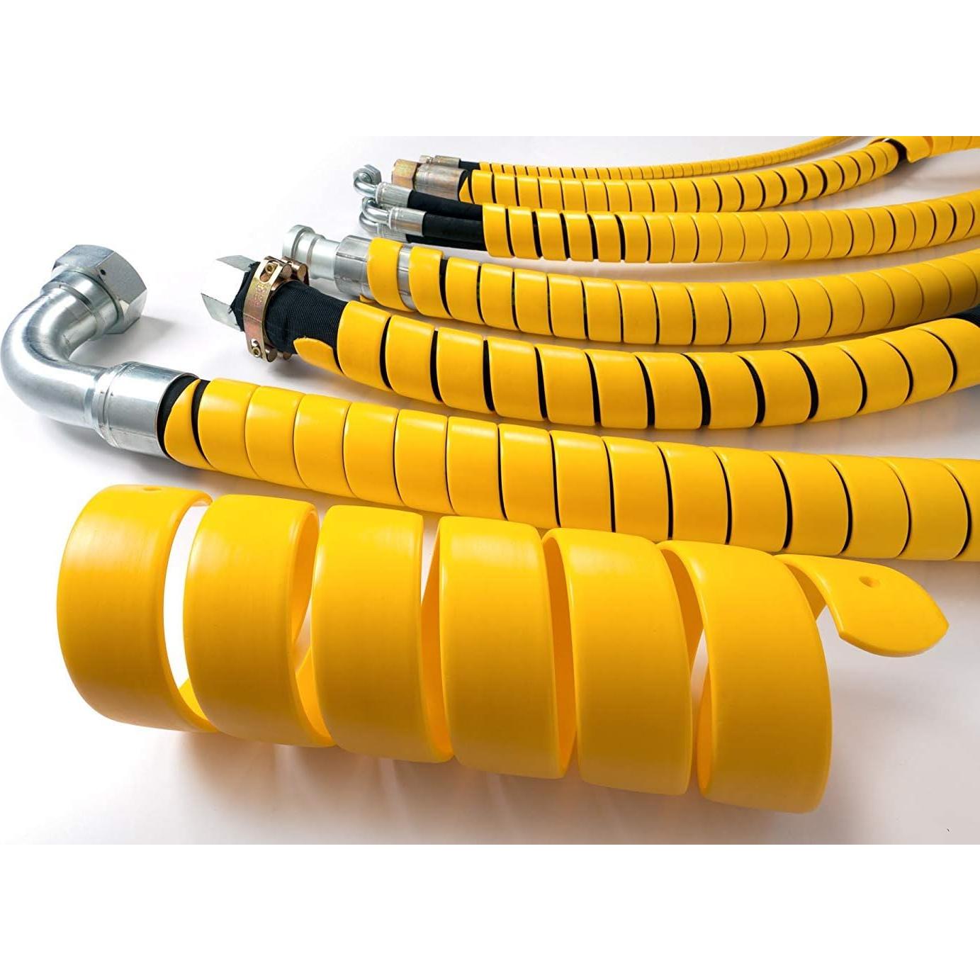 Envoltura Espiral Pesada Electriduct 50 Pies HDPE Negro