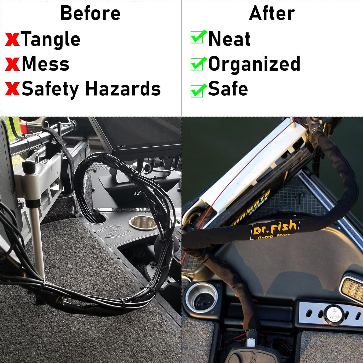 Manga de Cable para Motor de Arrastre Dr.Fish 150cm Azul