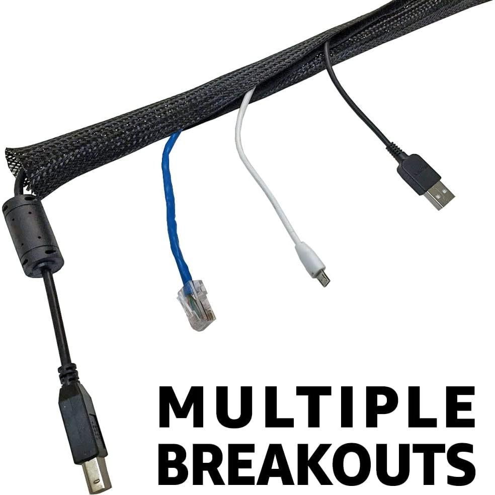 Manga Trenzada para Cables Electriduct 3" x 3.05m Negra