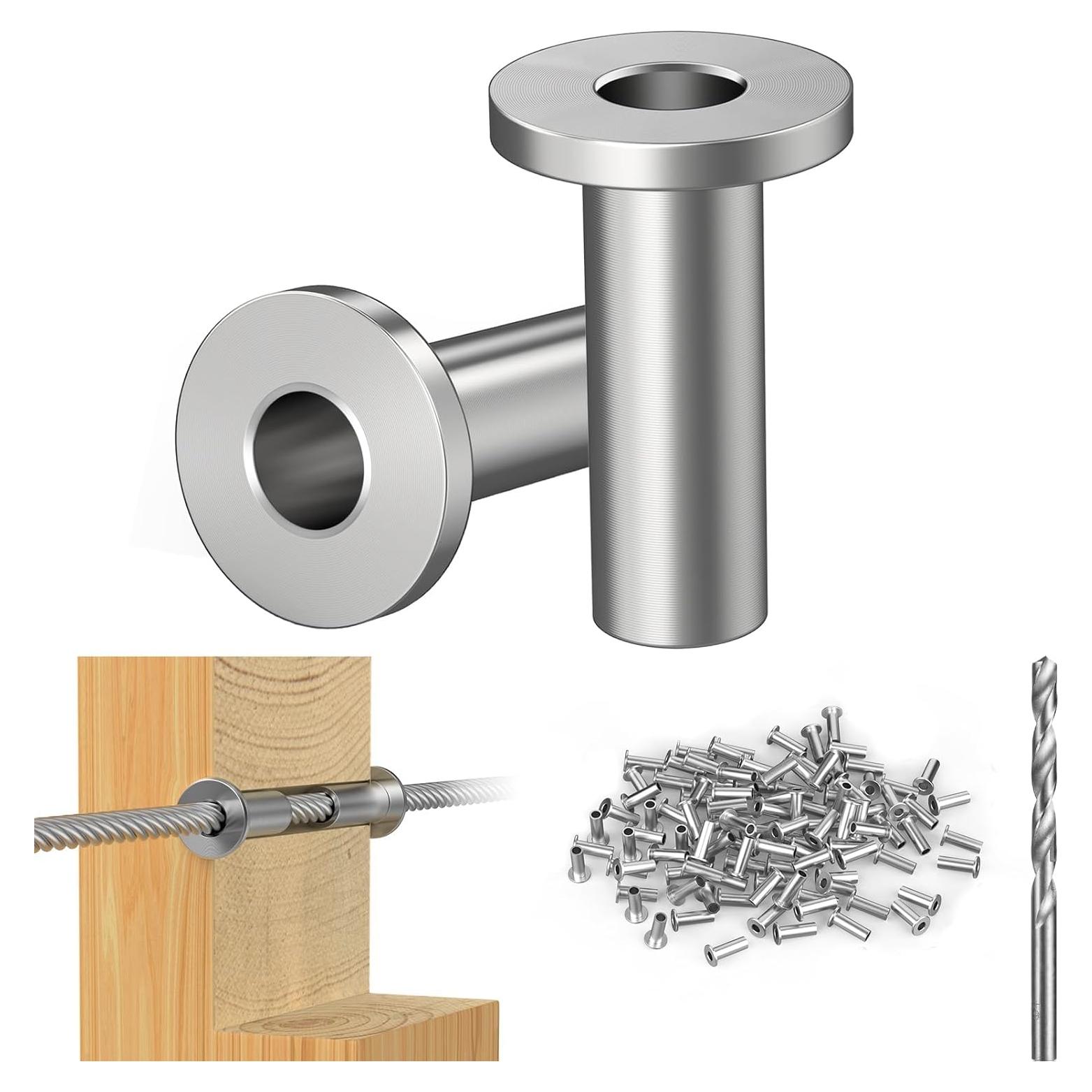 Mangas Protectores de Acero Inoxidable T316 Steel DN Mate 110 Pcs