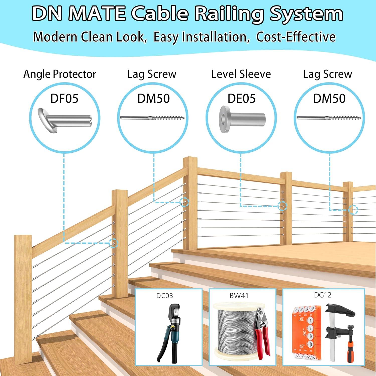 Mangas Protectores de Acero Inoxidable T316 Steel DN Mate 110 Pcs
