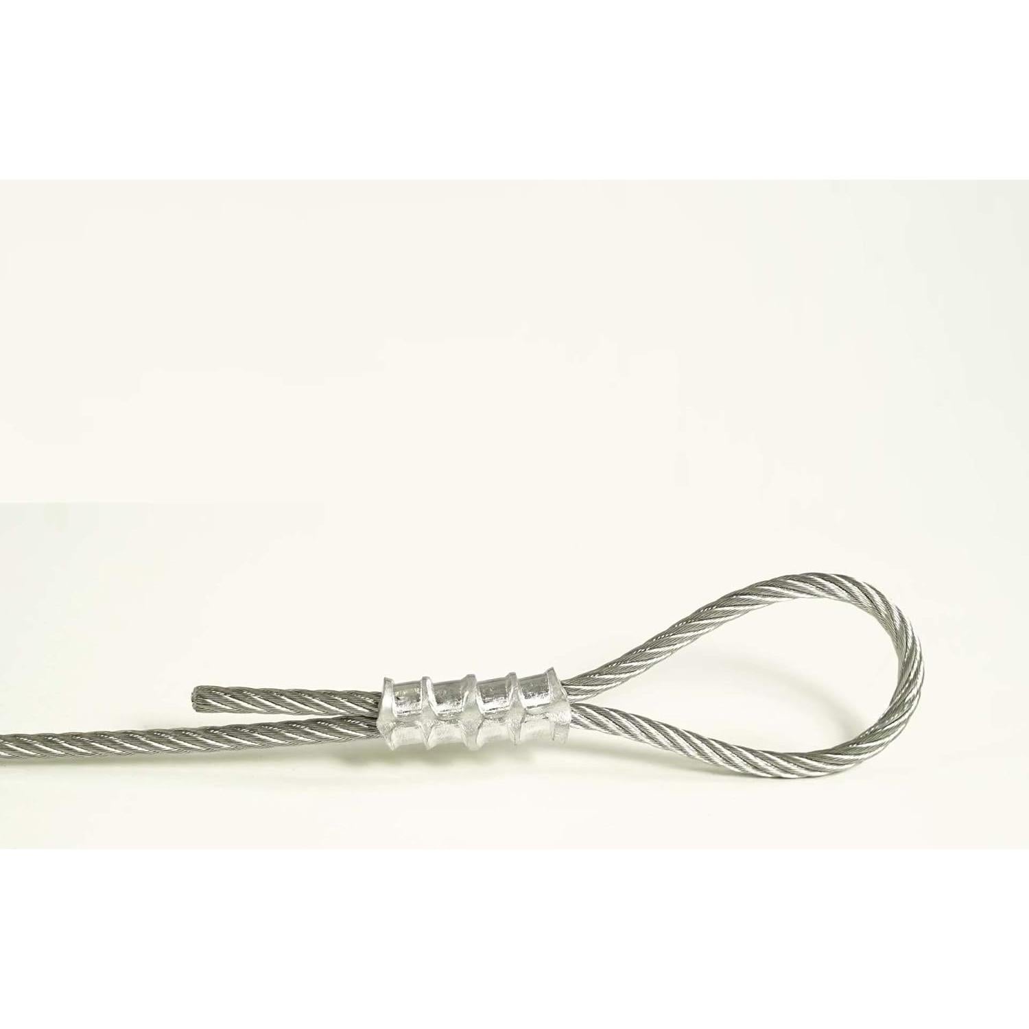 Manga de Crimpado de Aluminio HIGOOD 1/8" para Cable de Acero - 100 Pcs