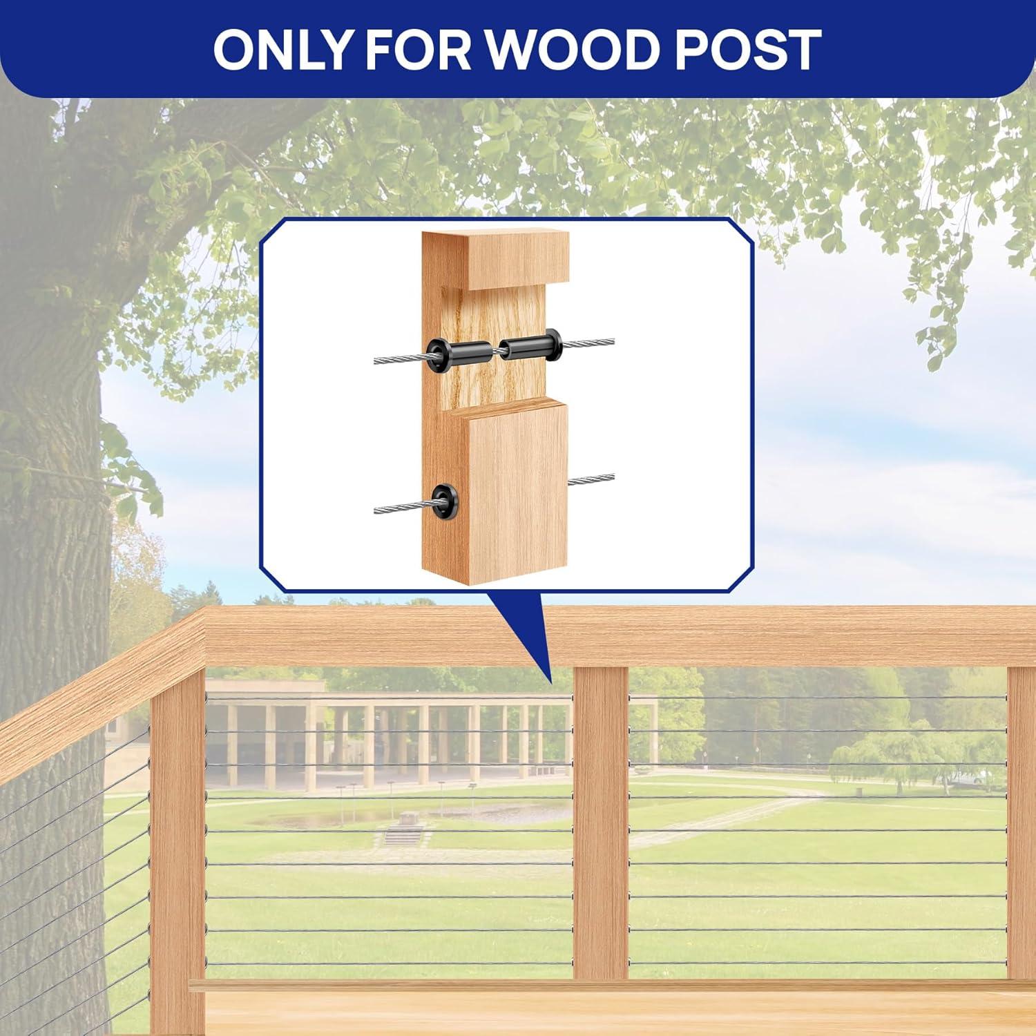 Paquete de 100 fundas protectoras Sidasu para cable 1/8"