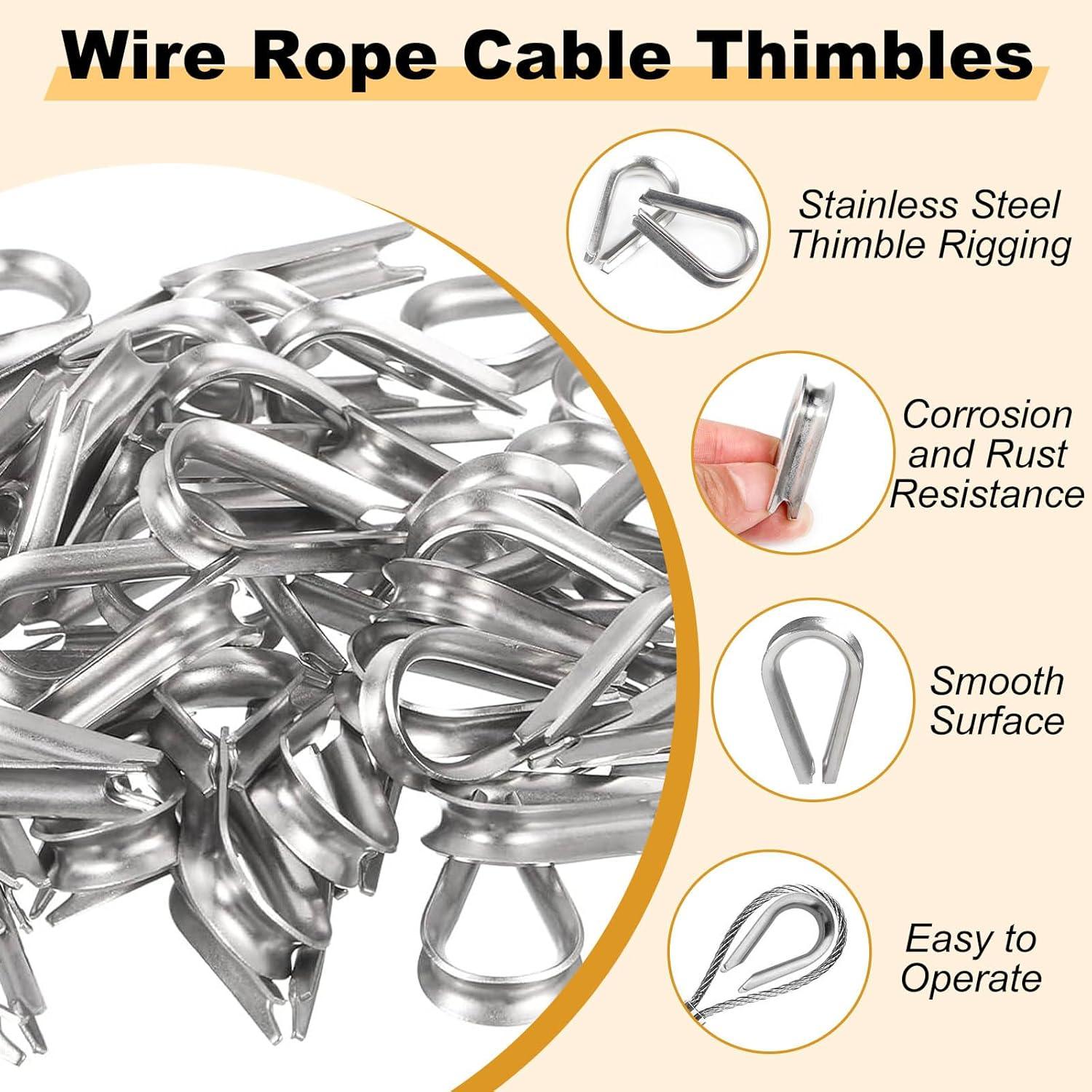 Conjunto 100pcs Manguitos Aluminio y 50pcs Ojales Acero Yinpecly