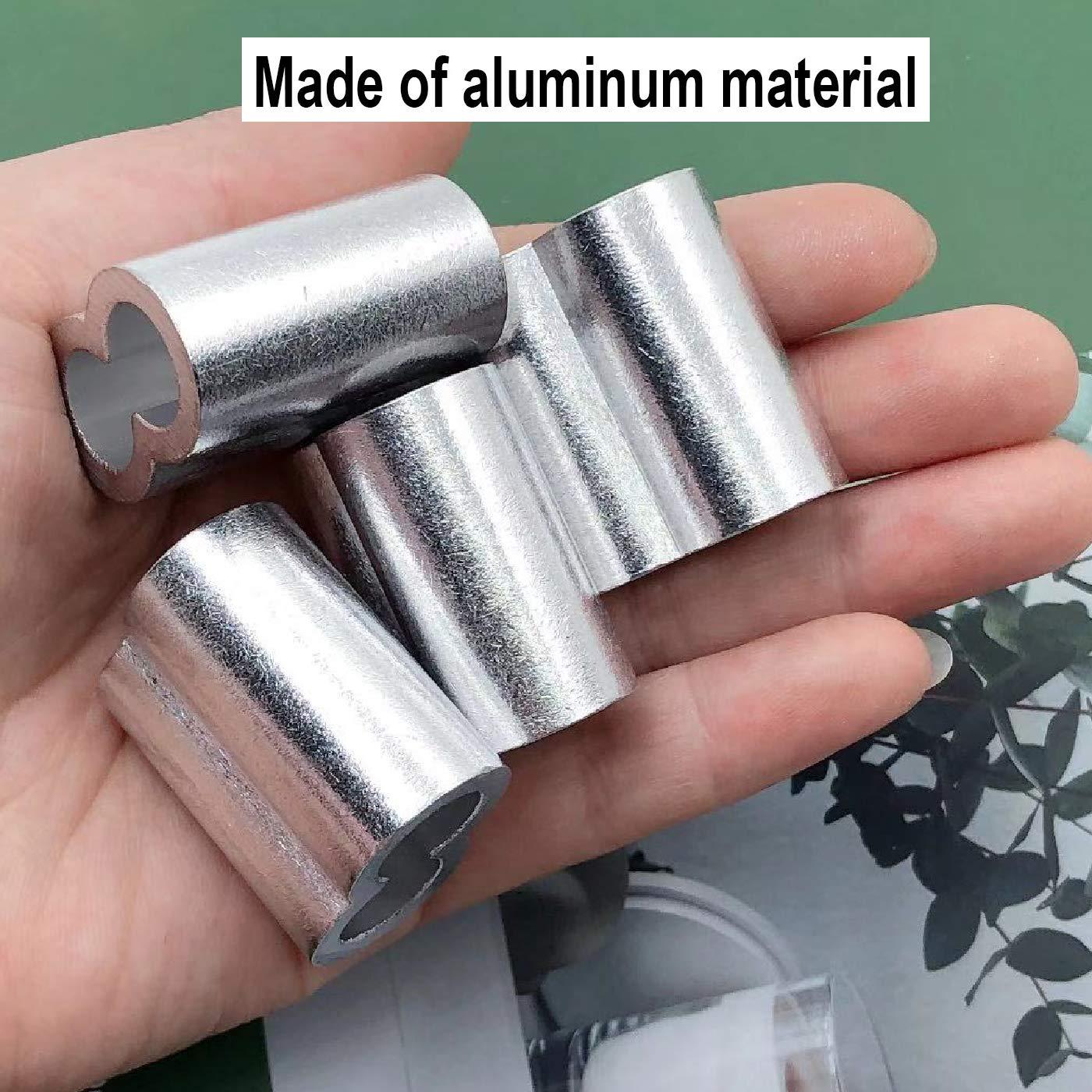 Manga de Crimpado de Aluminio Luckkyme 10 mm - Paquete de 14