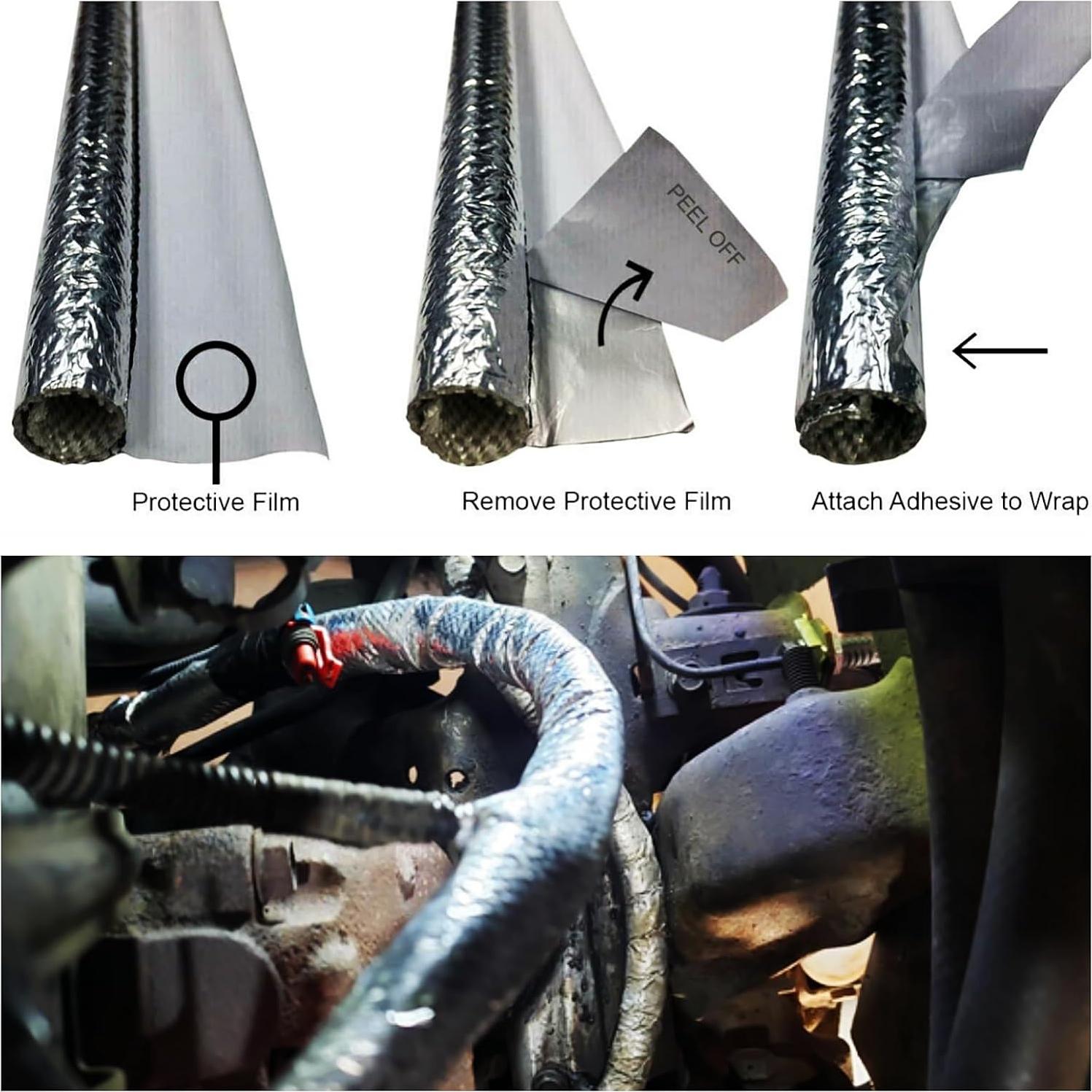 Manga Térmica Autoadhesiva BSTFLEX 16mm x 1m Alta Temperatura