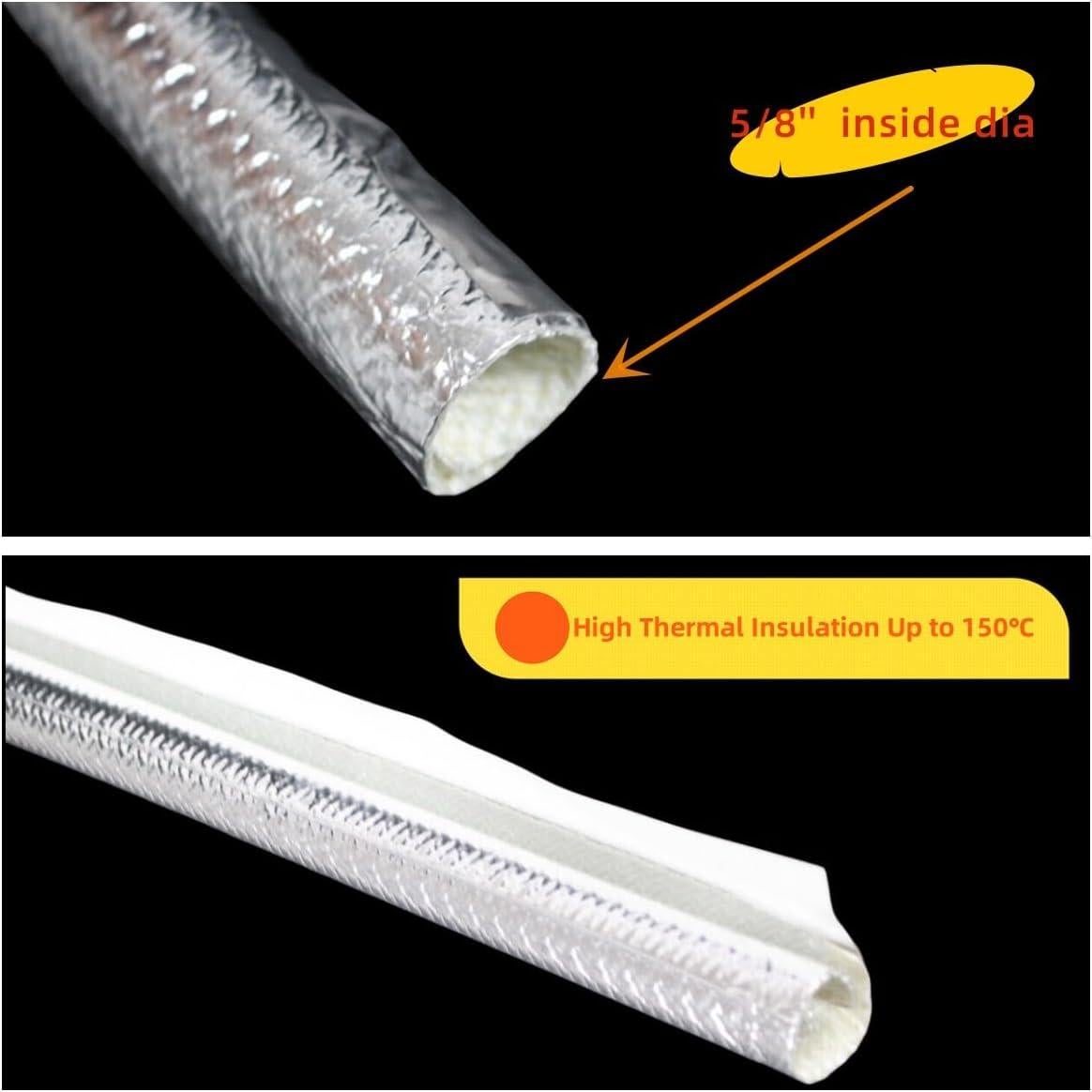 Manga Térmica Autoadhesiva BSTFLEX 16mm x 1m Alta Temperatura