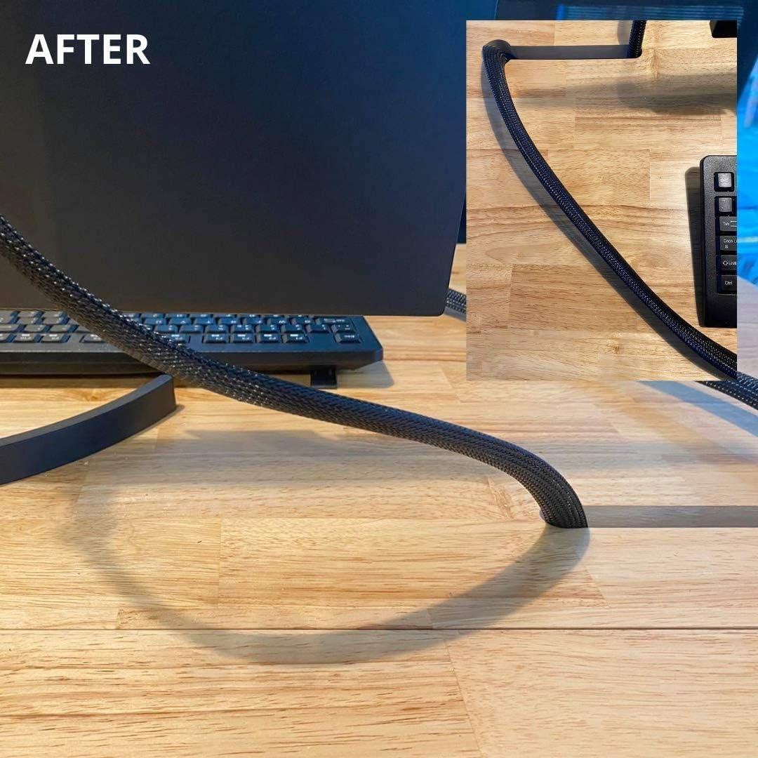 Manga Trenzada Expandible GTSE 32 pies 1/2" (1.27 cm) Negra