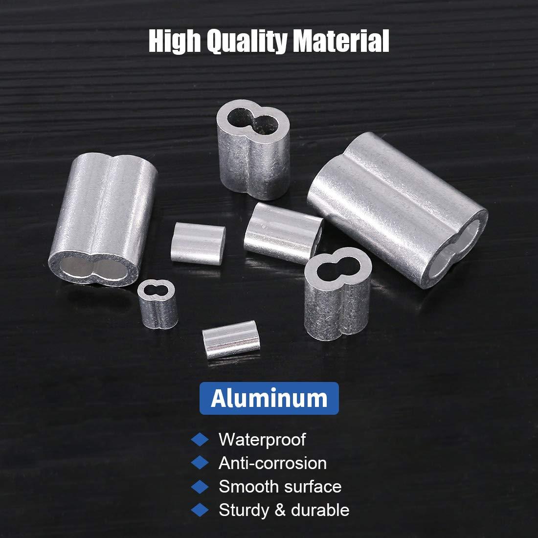 Kit de Surtido de 315 Piezas de Manguitos de Aluminio Glarks