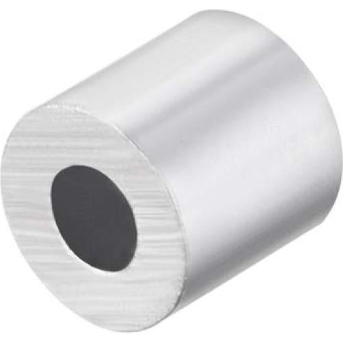 Manga de Parada de Cable de Aluminio uxcell 3/32" (2.38 mm) - Paquete de 100