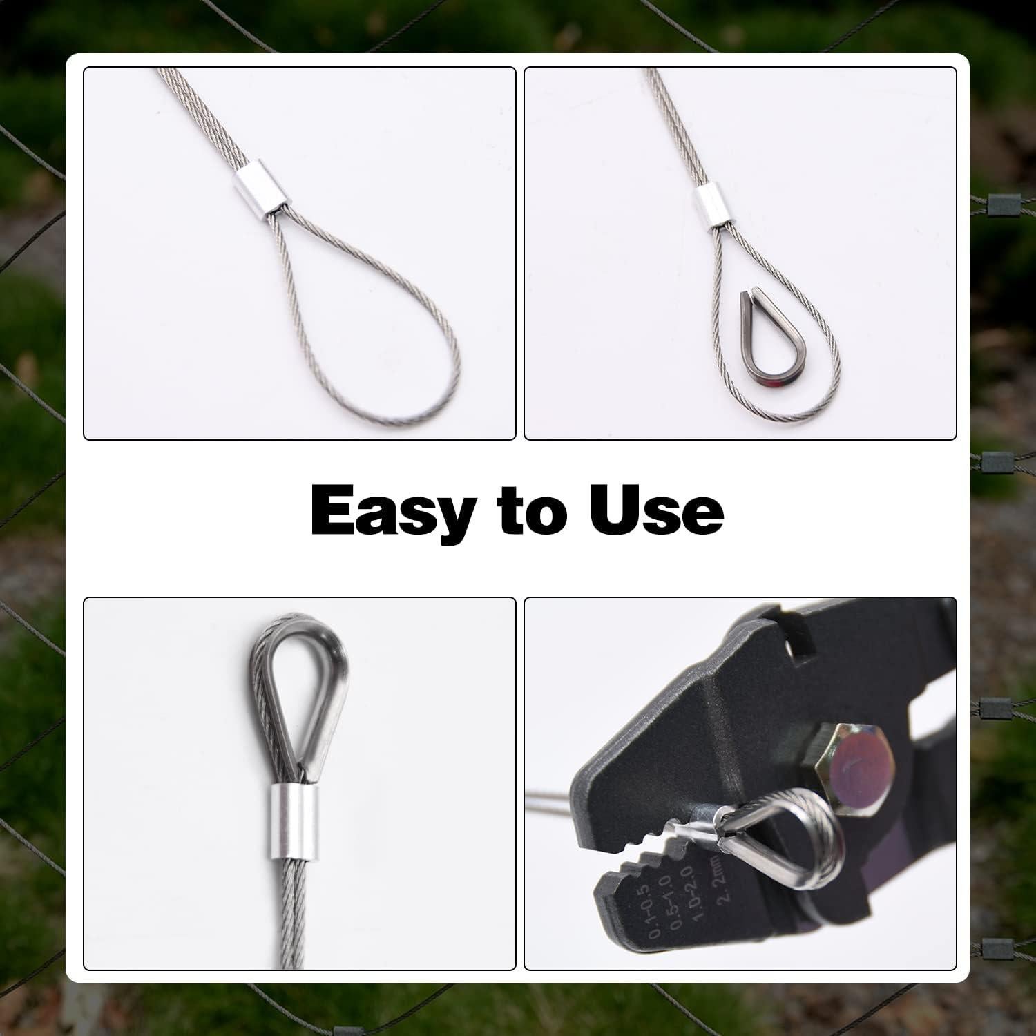 Kit de herramientas para engastar cables de acero FGBNM 100m