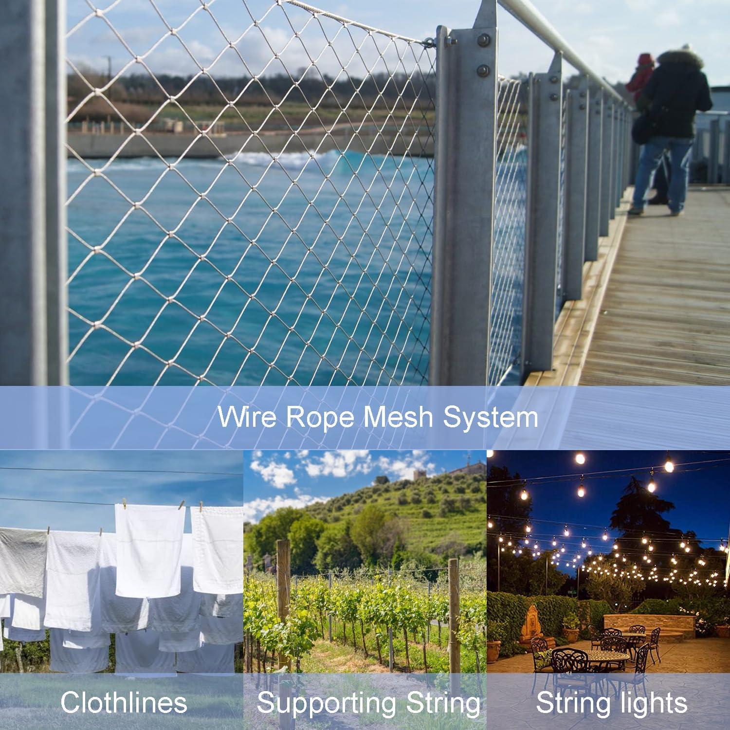 200 Piezas Manguitos de Crimpado de Aluminio 5/64" COOBIGO