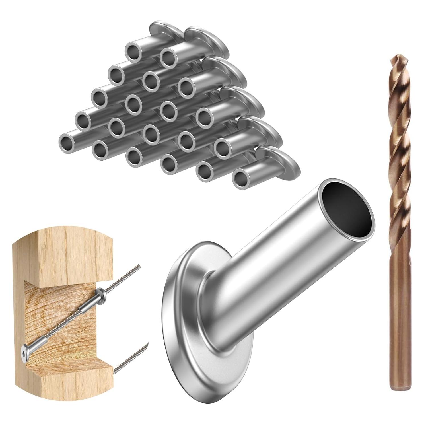 BLIKA 20 Protectores Angulados Bevelados Acero Inoxidable 30 Grados