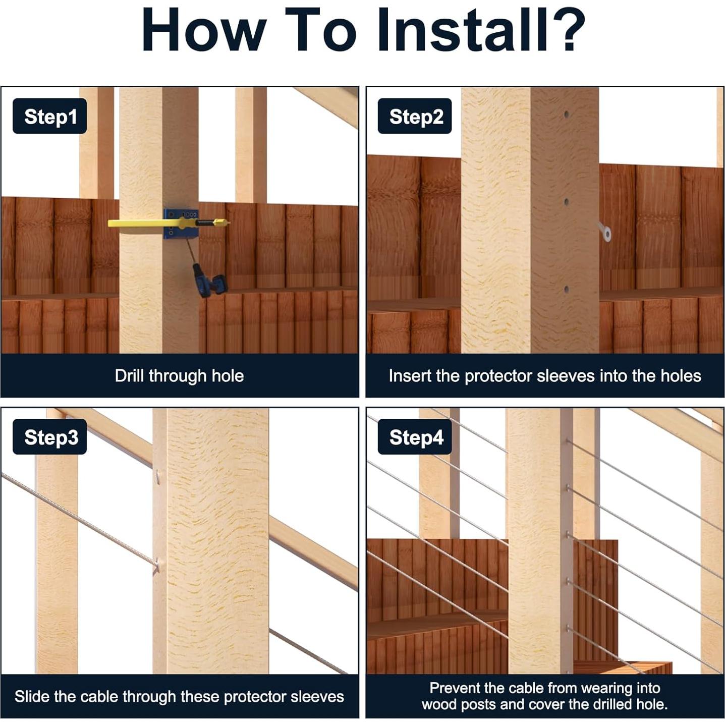 BLIKA 20 Protectores Angulados Bevelados Acero Inoxidable 30 Grados