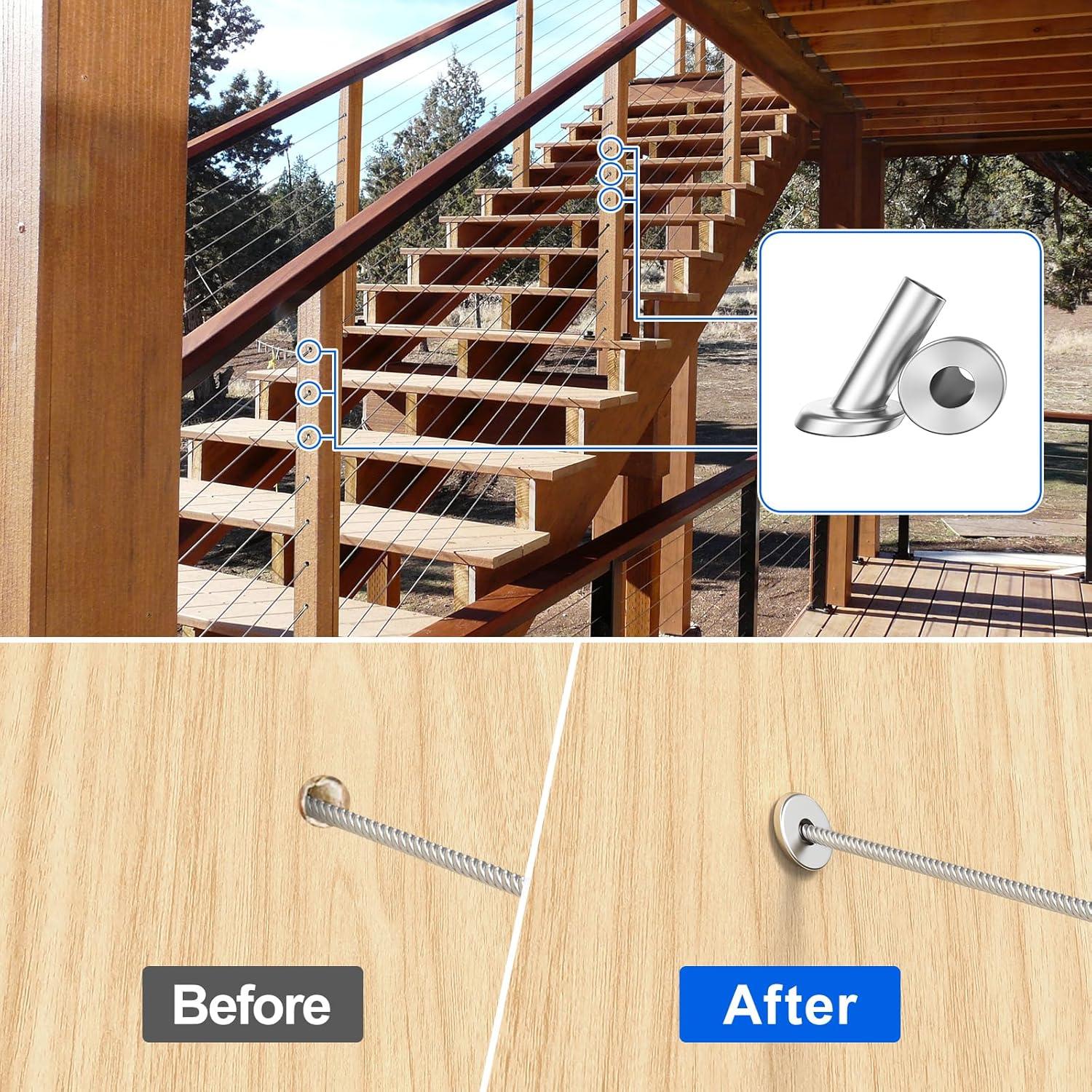 BLIKA 20 Protectores Angulados Bevelados Acero Inoxidable 30 Grados