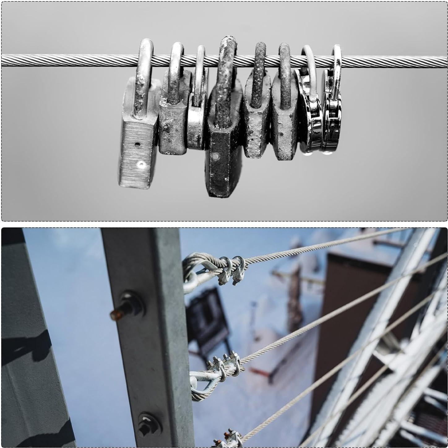 Cable de Acero Inoxidable 304 20m MECCANIXITY Recubierto Vinilo 1.5mm