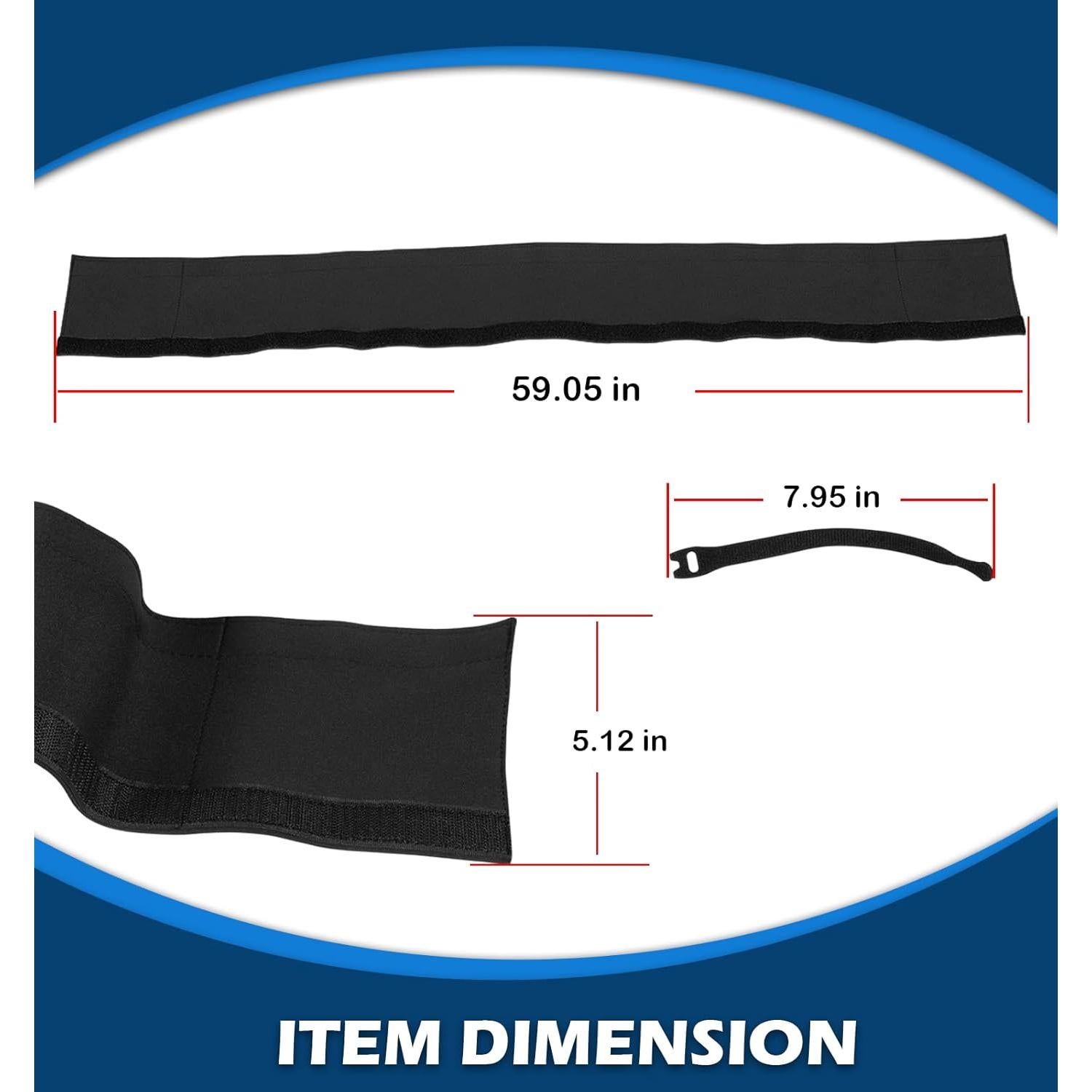 Manga Organizador de Cables Camoo 152.4 cm Neopreno Negro