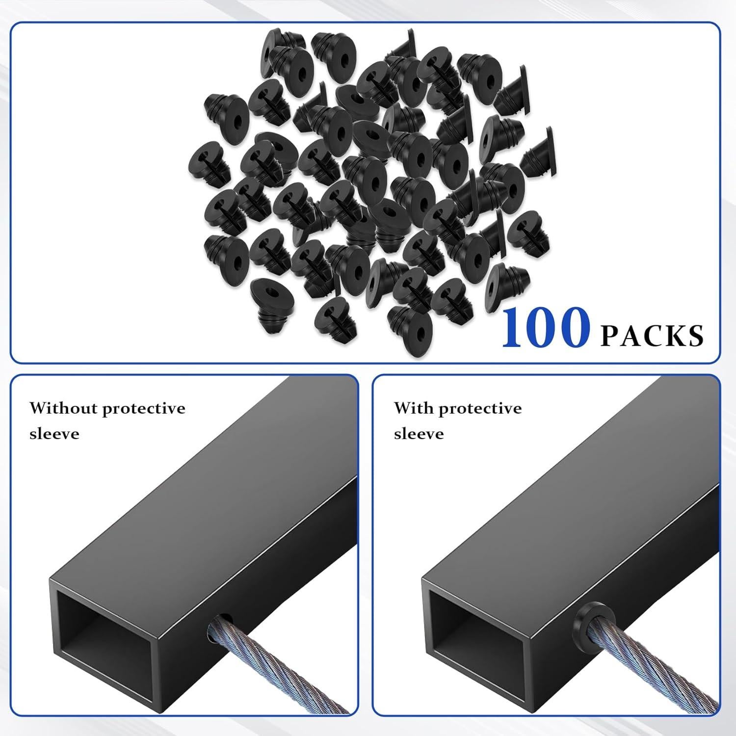 Manguitos Protectores de Cable Vanesa 30 Grados 100 Unidades