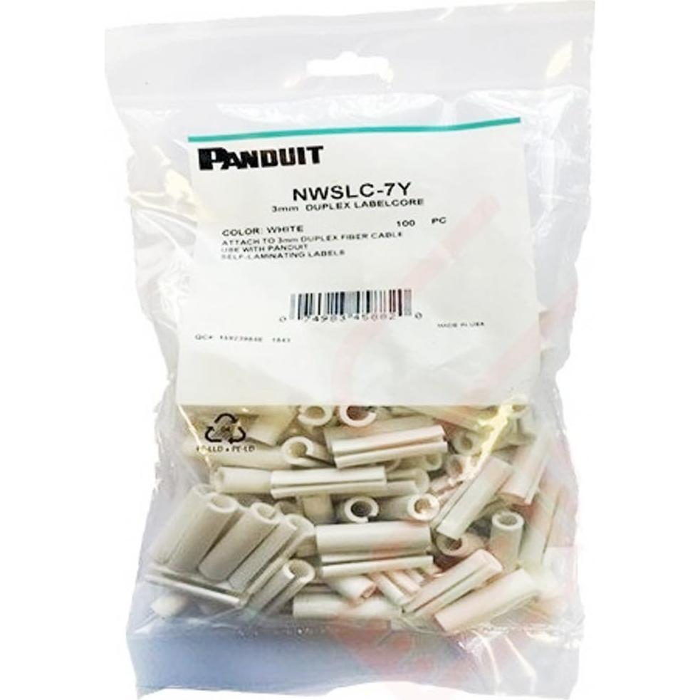 Manga de Identificación Panduit NWSLC-7Y Blanca 100PK