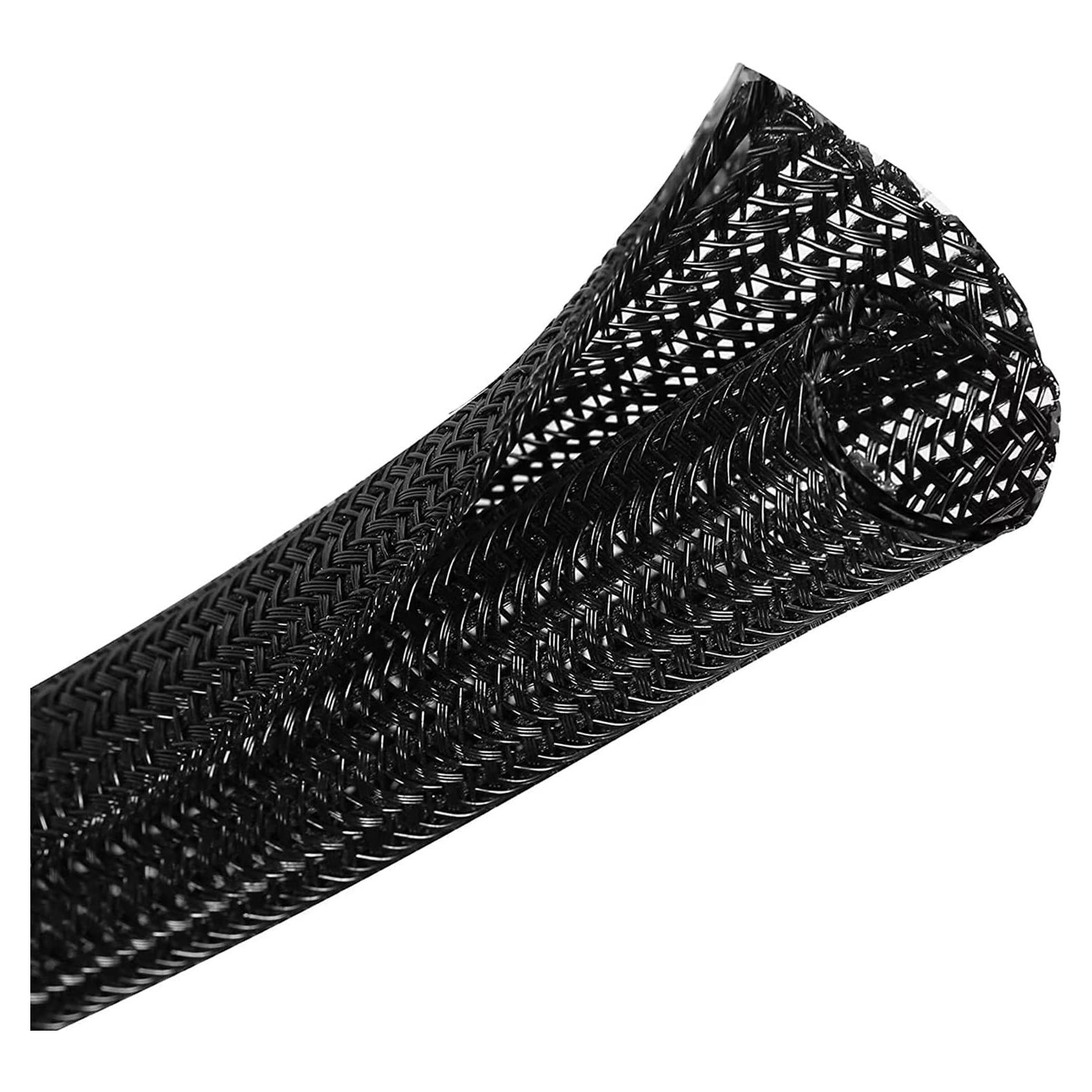 Manga de Cable Trenzada 7.62m 1/2" Negra GBSCLOVER