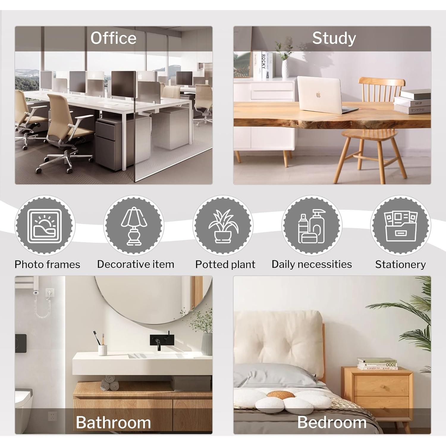 Organizador de Escritorio Jerry & Maggie Madera Blanca 5 Estantes