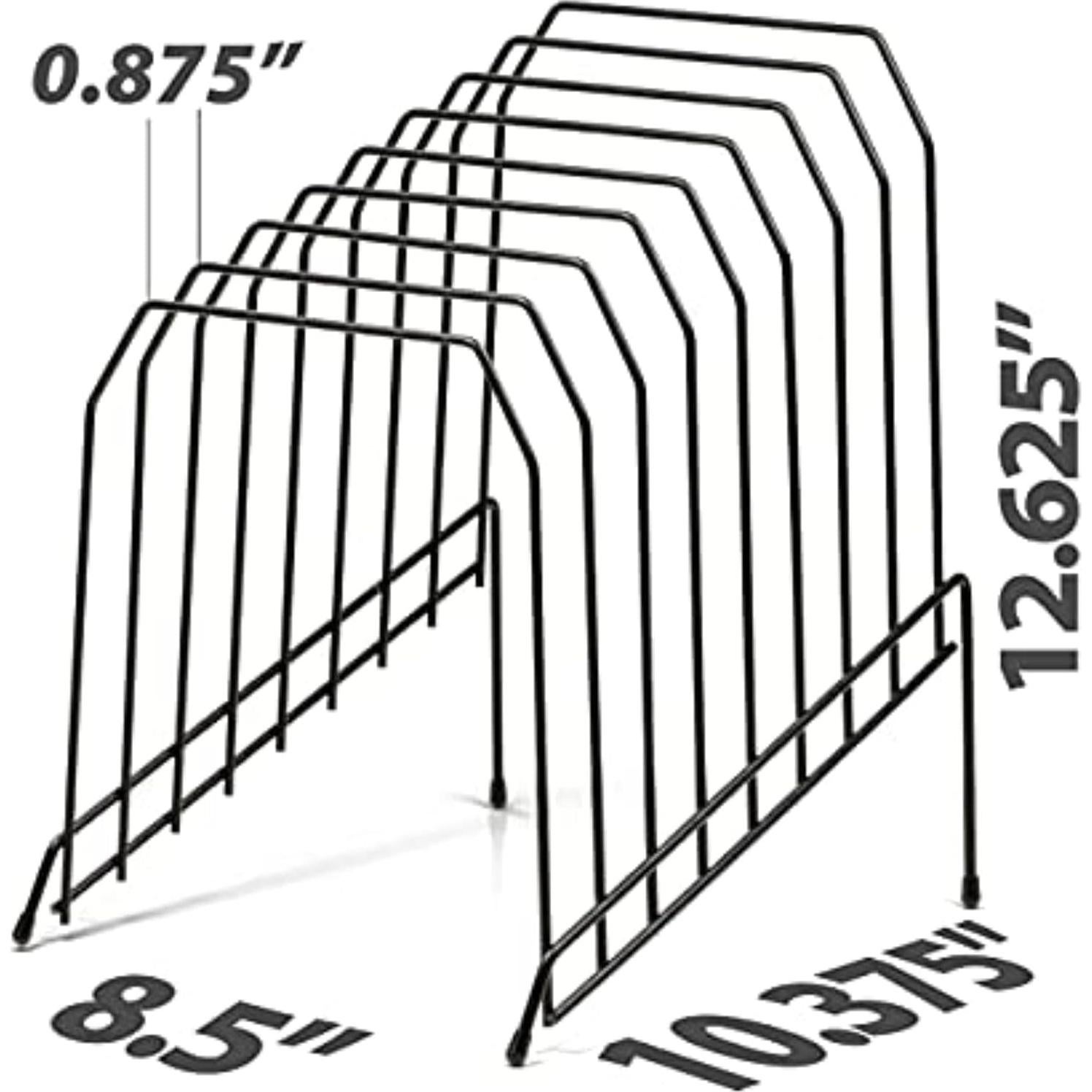 Caddy de Alambre Inclinado Officemate 8 Compartimentos Negro