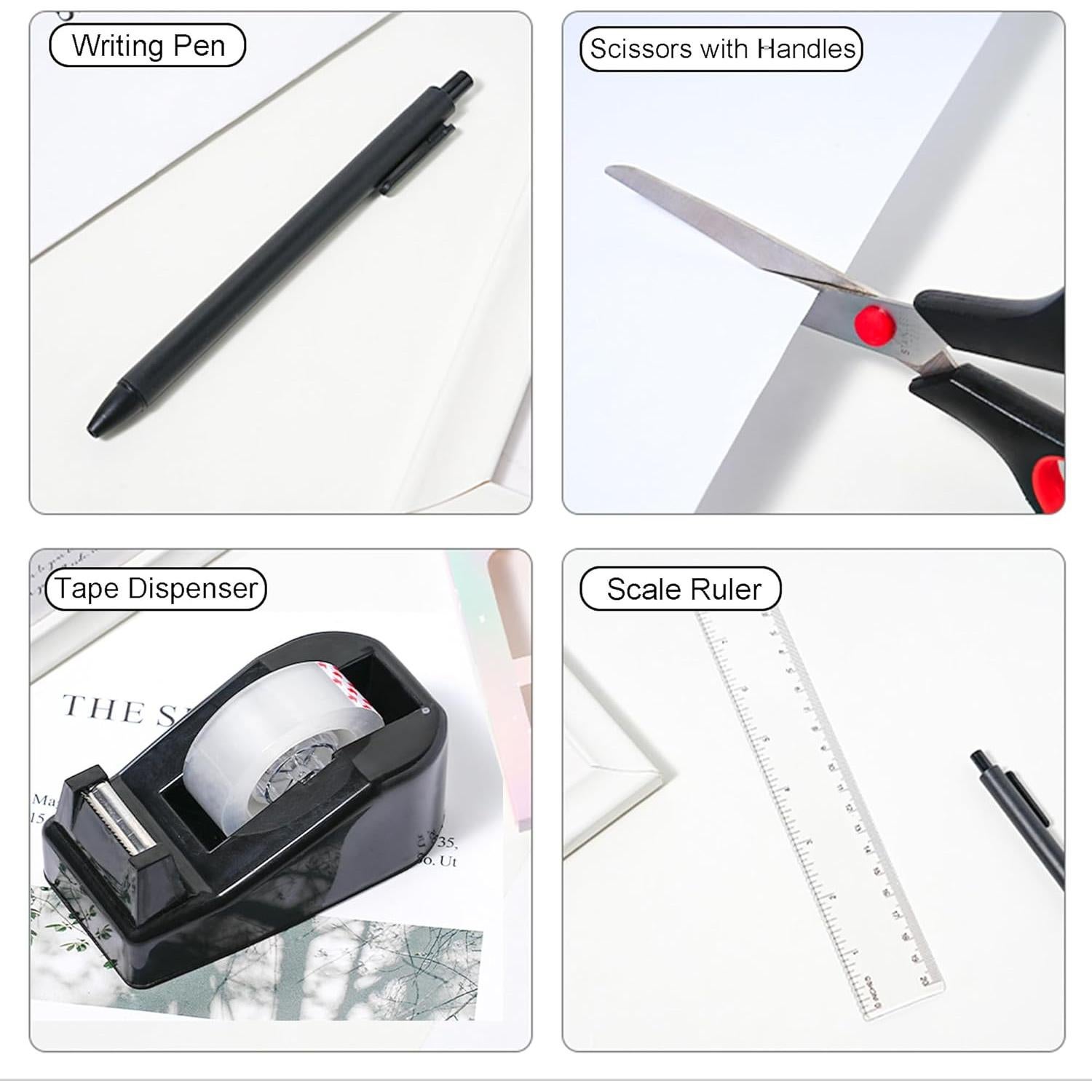 Organizador de Escritorio COMFYROOM Negro con 10 Accesorios