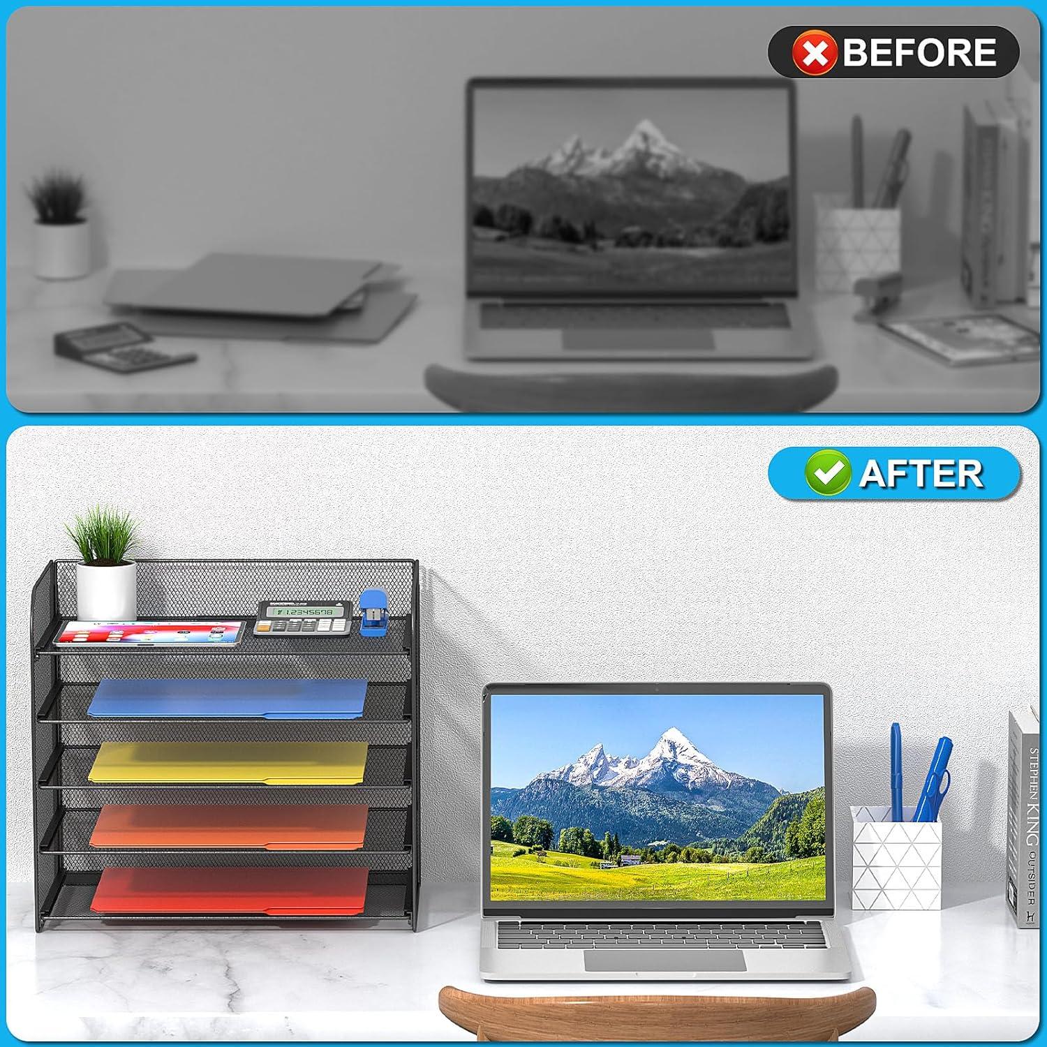 Organizador de Papel de Escritorio Vanulee 5 Niveles Tamaño A4