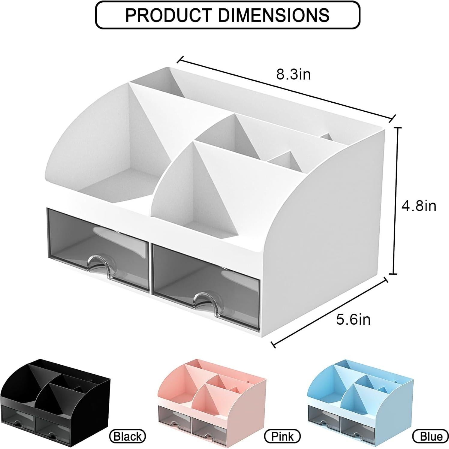 Organizador de Maquillaje COMFYROOM Blanco con 6 Compartimentos