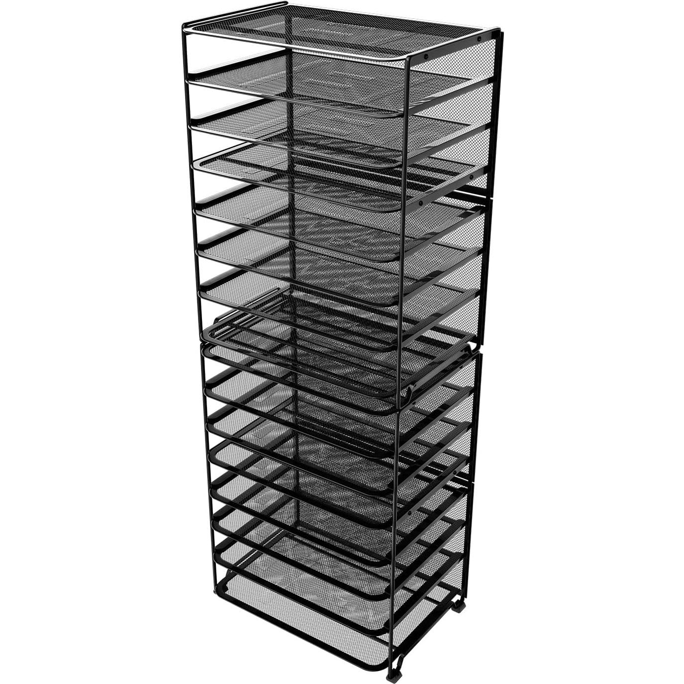 Organizador de Escritorio Simple Trending 8 Niveles Negro