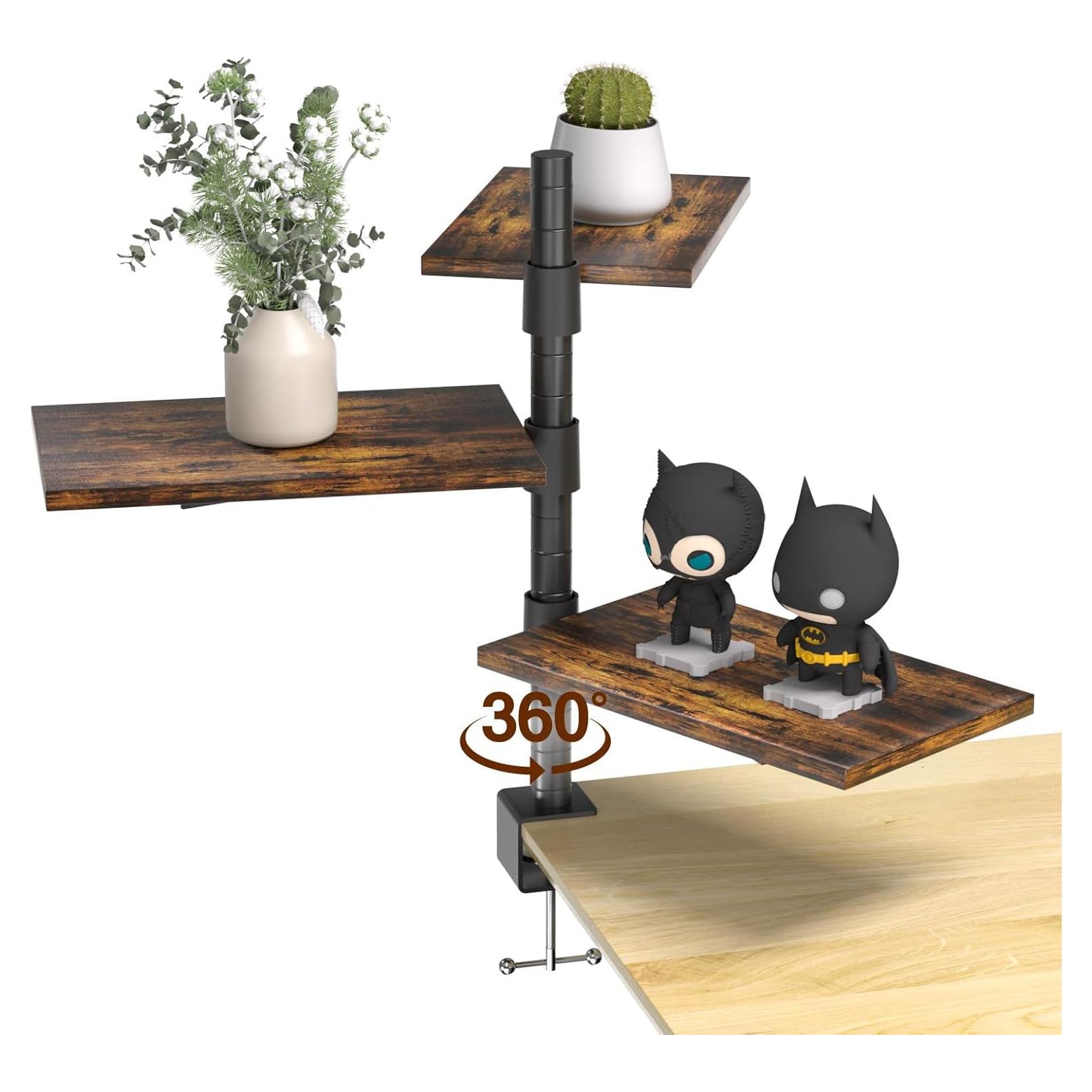 Estante de Escritorio PawsWhirl 3 Niveles Ajustable 14.97 kg