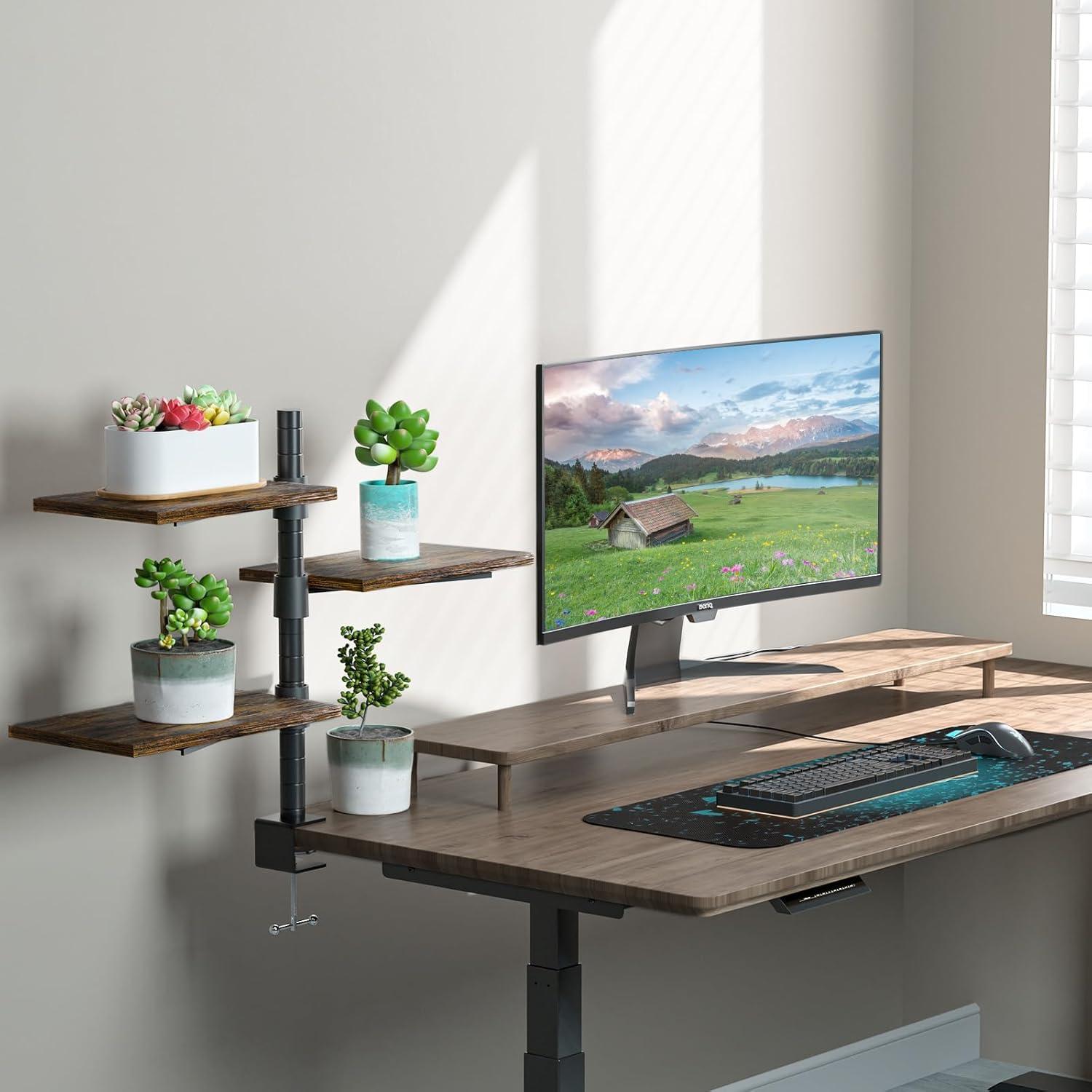 Estante de Escritorio PawsWhirl 3 Niveles Ajustable 14.97 kg