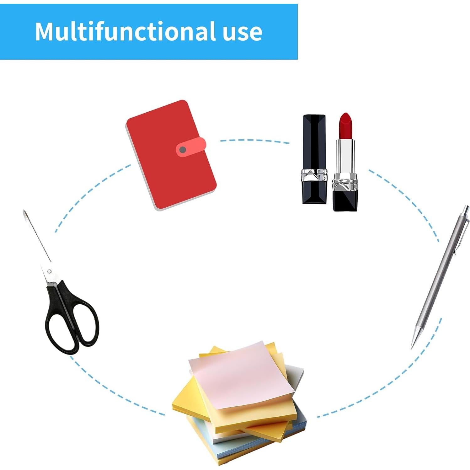 Organizador de Escritorio Acrílico HSYMQ 5 Compartimentos