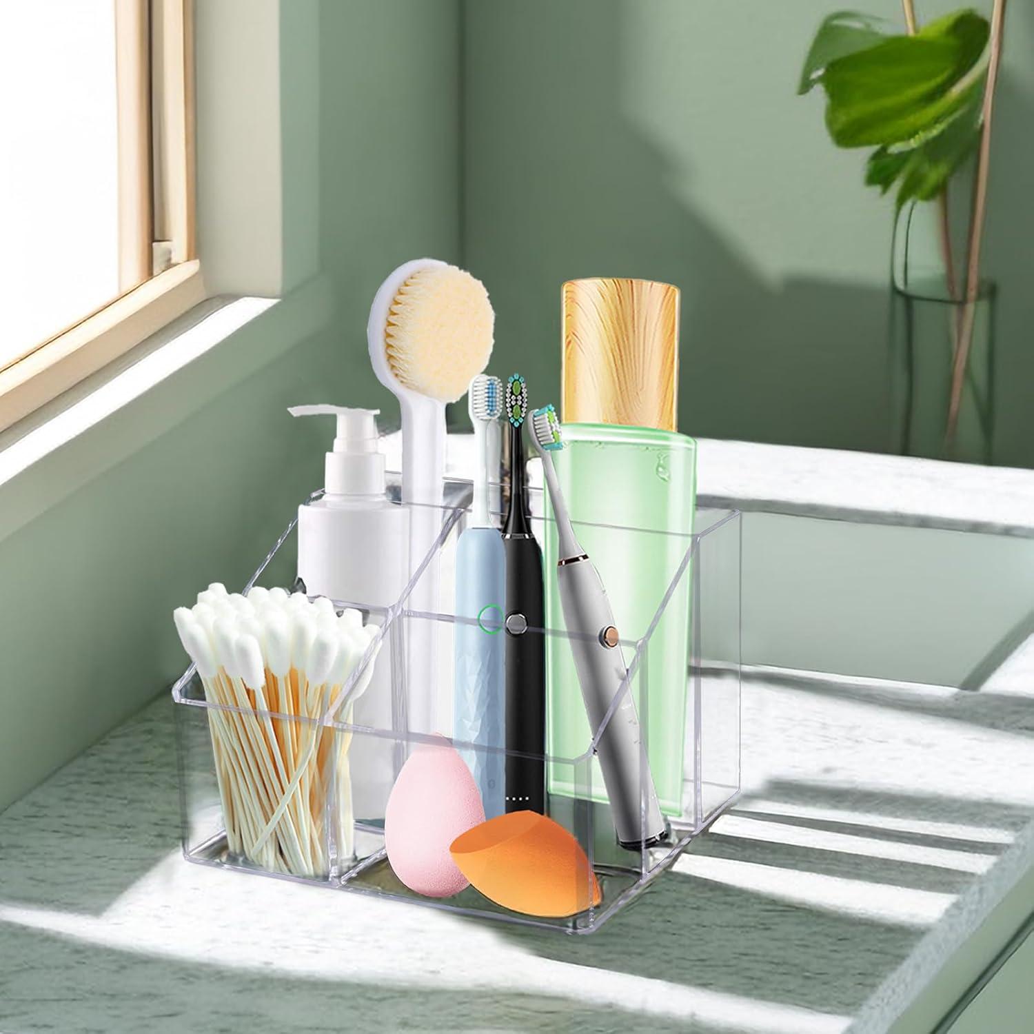 Organizador de Escritorio Acrílico HSYMQ 5 Compartimentos