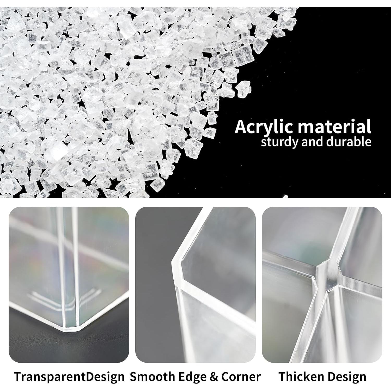 Organizador de Escritorio Acrílico HSYMQ 5 Compartimentos