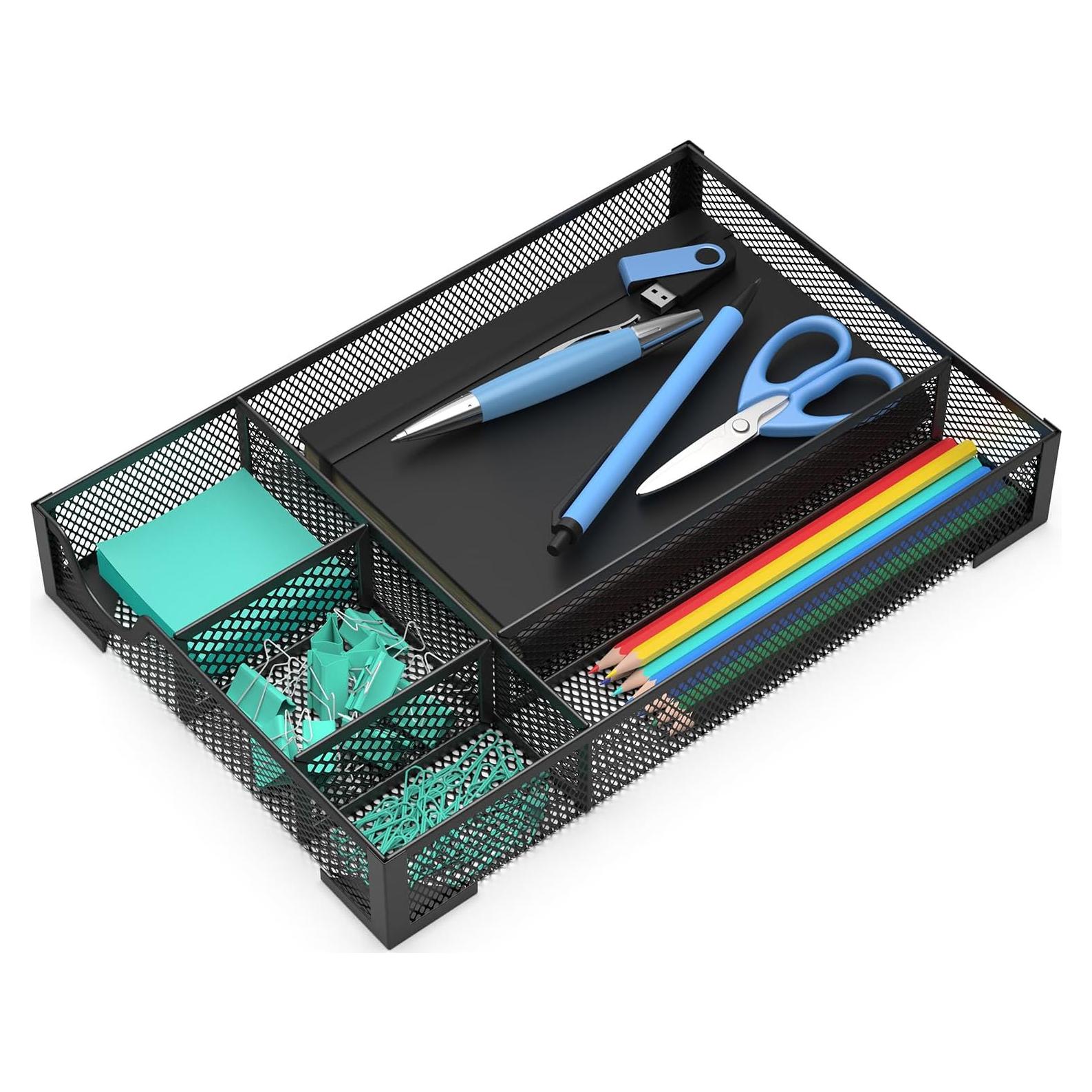 Organizador de Cajón de Escritorio ITAYVAN Negro 31.2x21.3cm