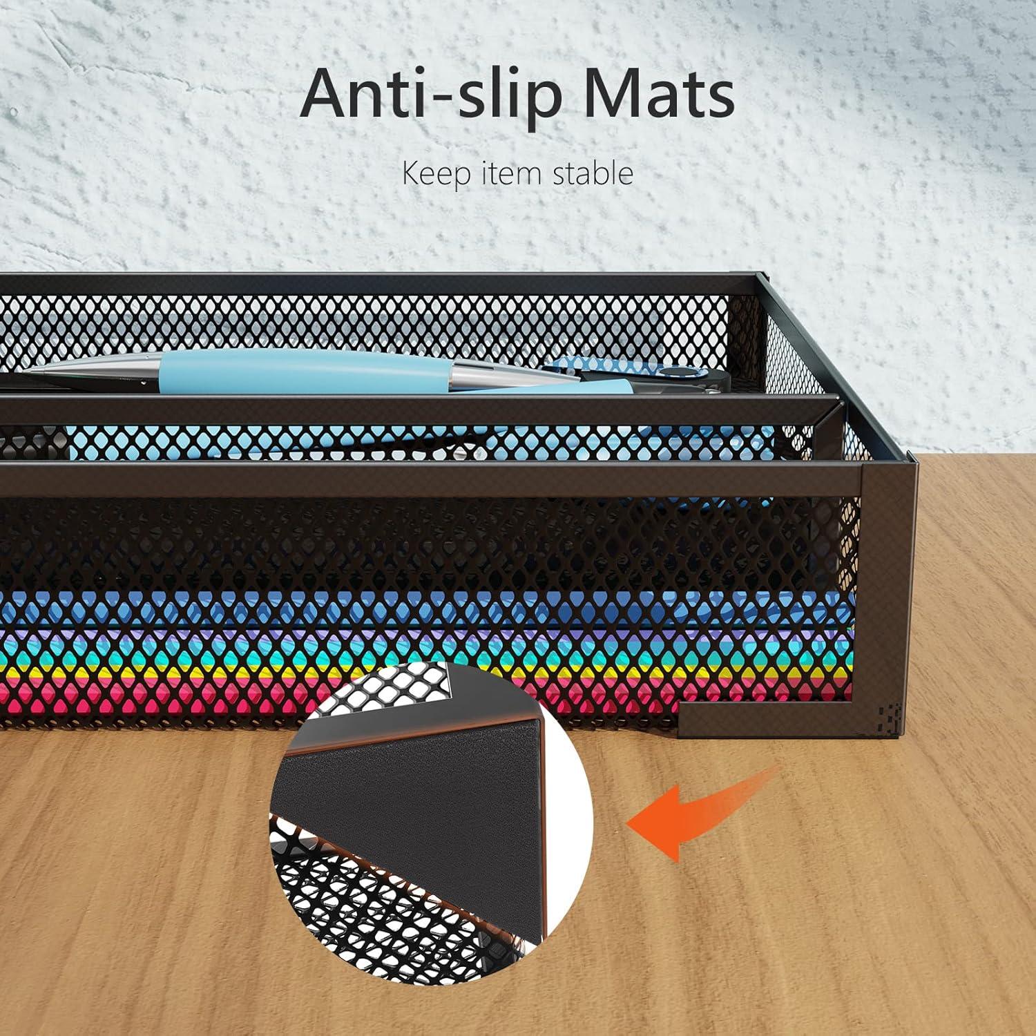 Organizador de Cajón de Escritorio ITAYVAN Negro 31.2x21.3cm