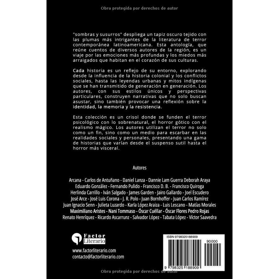 Sombras y susurros: Relatos de terror y misterio (Spanish Edition)