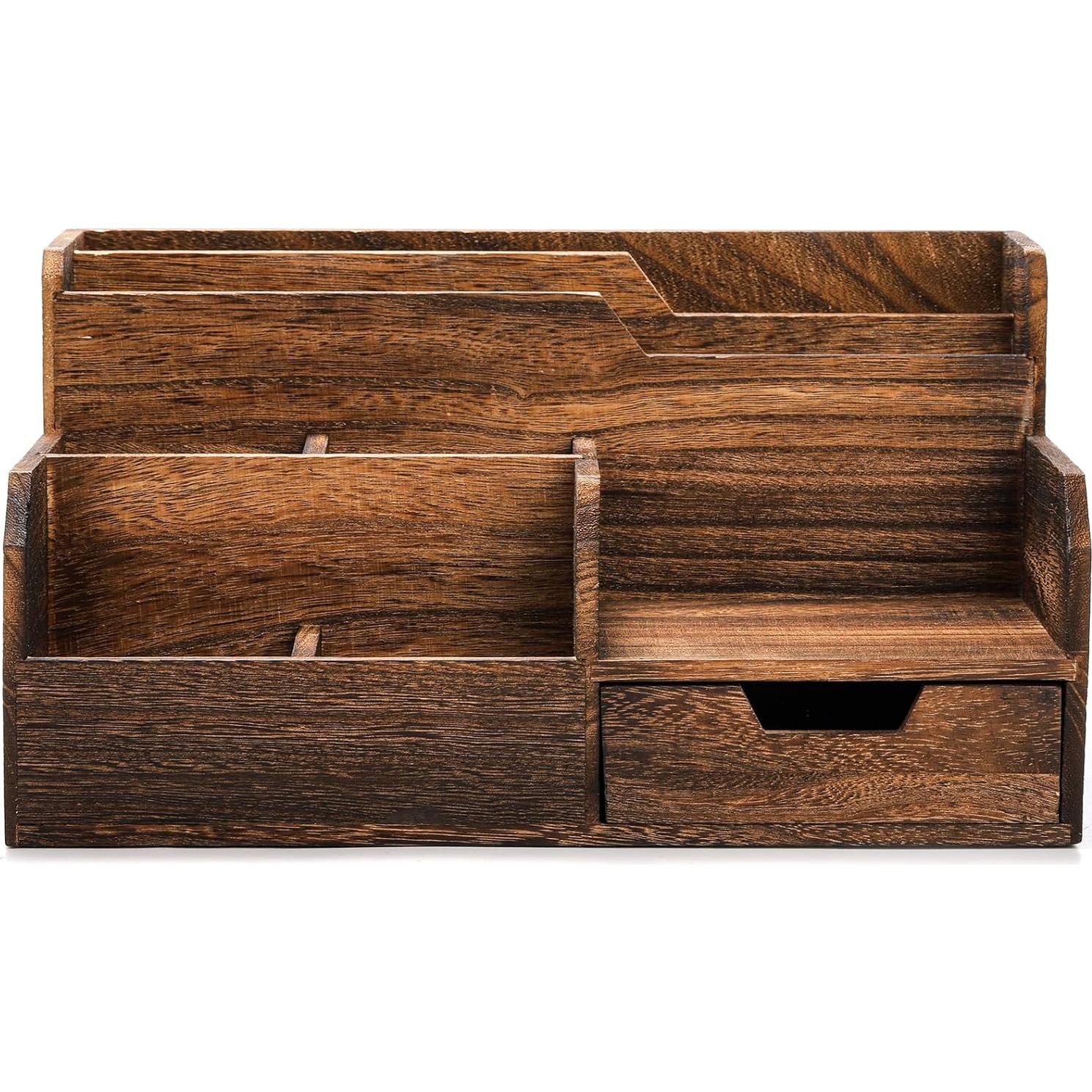 Organizador de Correo de Madera Pumtus 7 Compartimentos 31.75x21.08cm