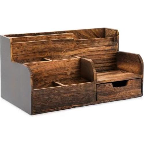 Organizador de Correo de Madera Pumtus 7 Compartimentos 31.75x21.08cm