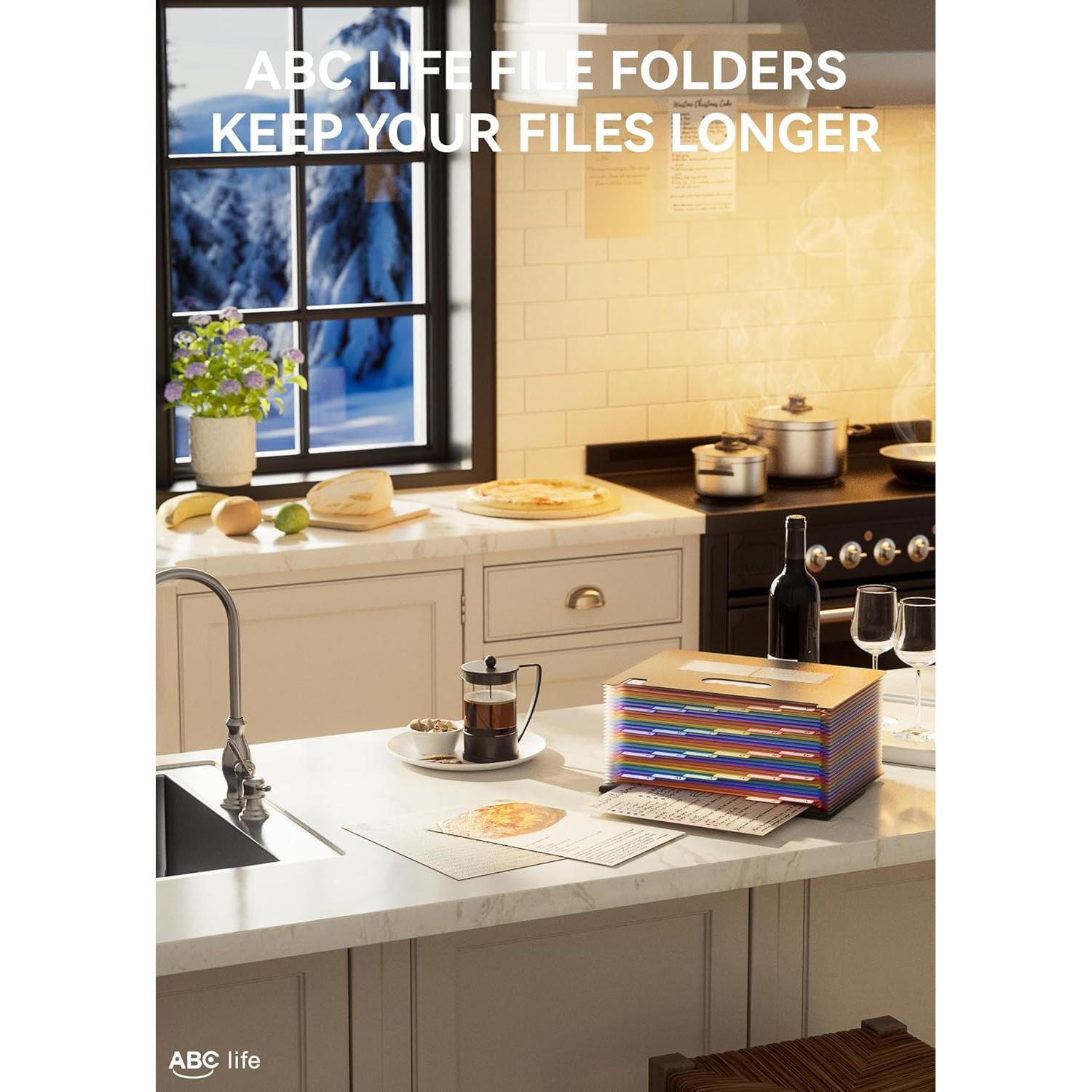 Organizador de Archivos Acordeón ABC vida 26 Bolsillos A4