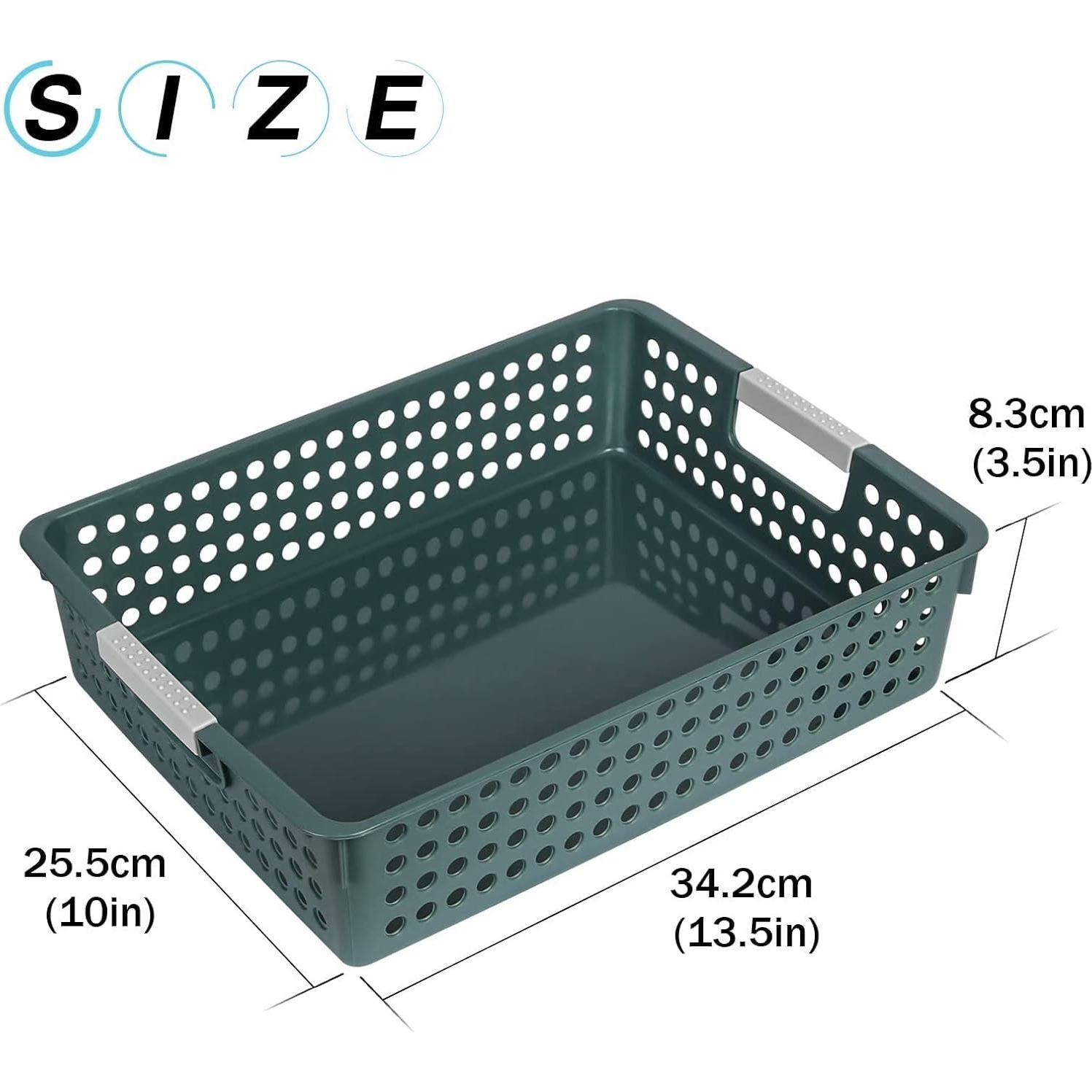 Bandejas de Almacenamiento DLUCKY 4Pcs para Aula y Oficina