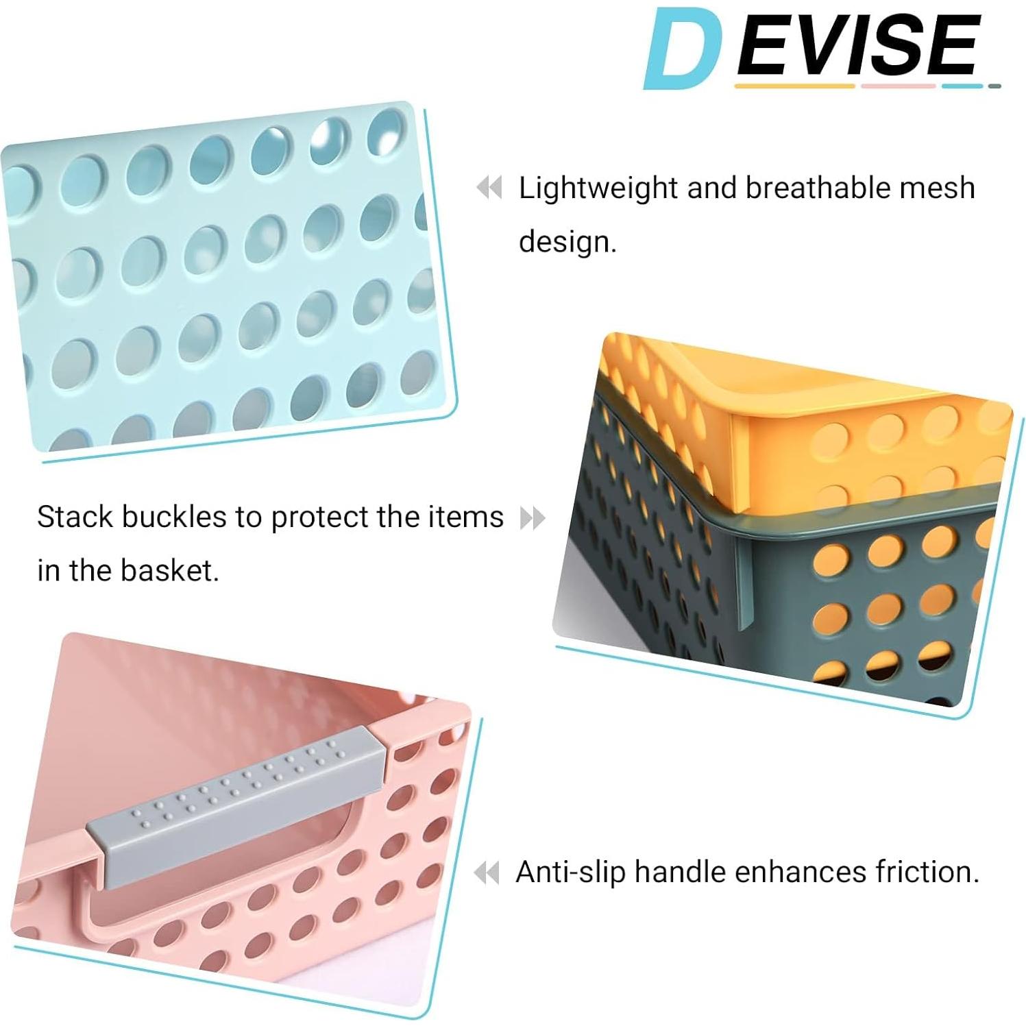 Bandejas de Almacenamiento DLUCKY 4Pcs para Aula y Oficina