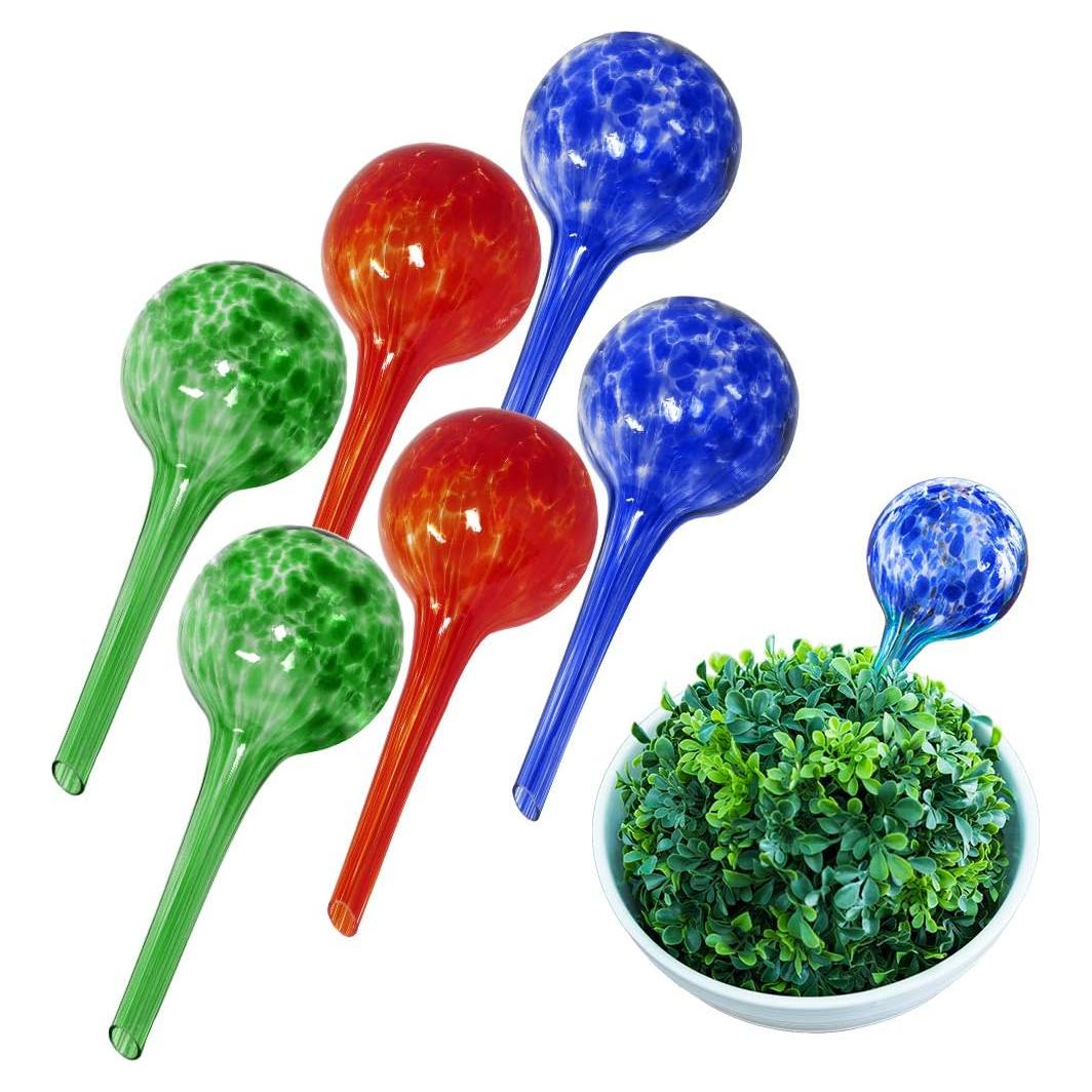 Esferas de Riego Automático Evelots - Paquete de 6 - Vidrio 14.6 cm