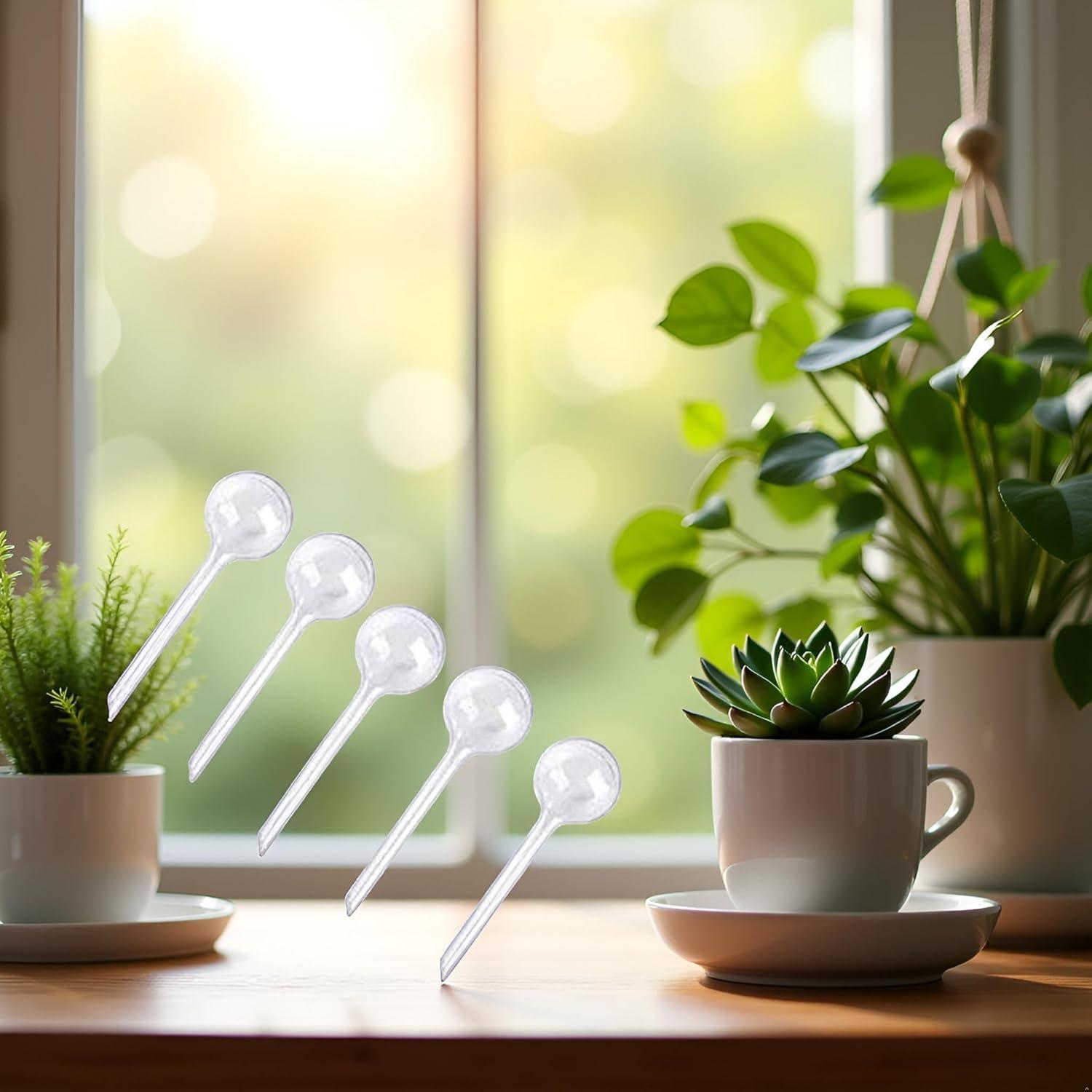 Dispositivos de Riego Automático PurYupearl 4 Pcs Transparentes