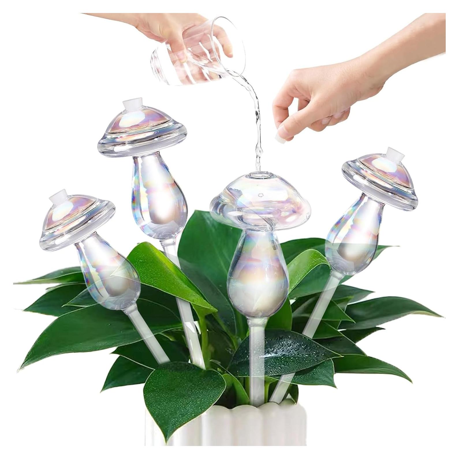 Esferas de Riego Vodhord para Plantas - Paquete de 4, Vidrio