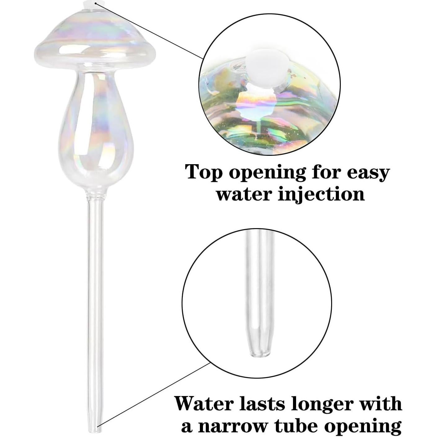 Esferas de Riego Vodhord para Plantas - Paquete de 4, Vidrio