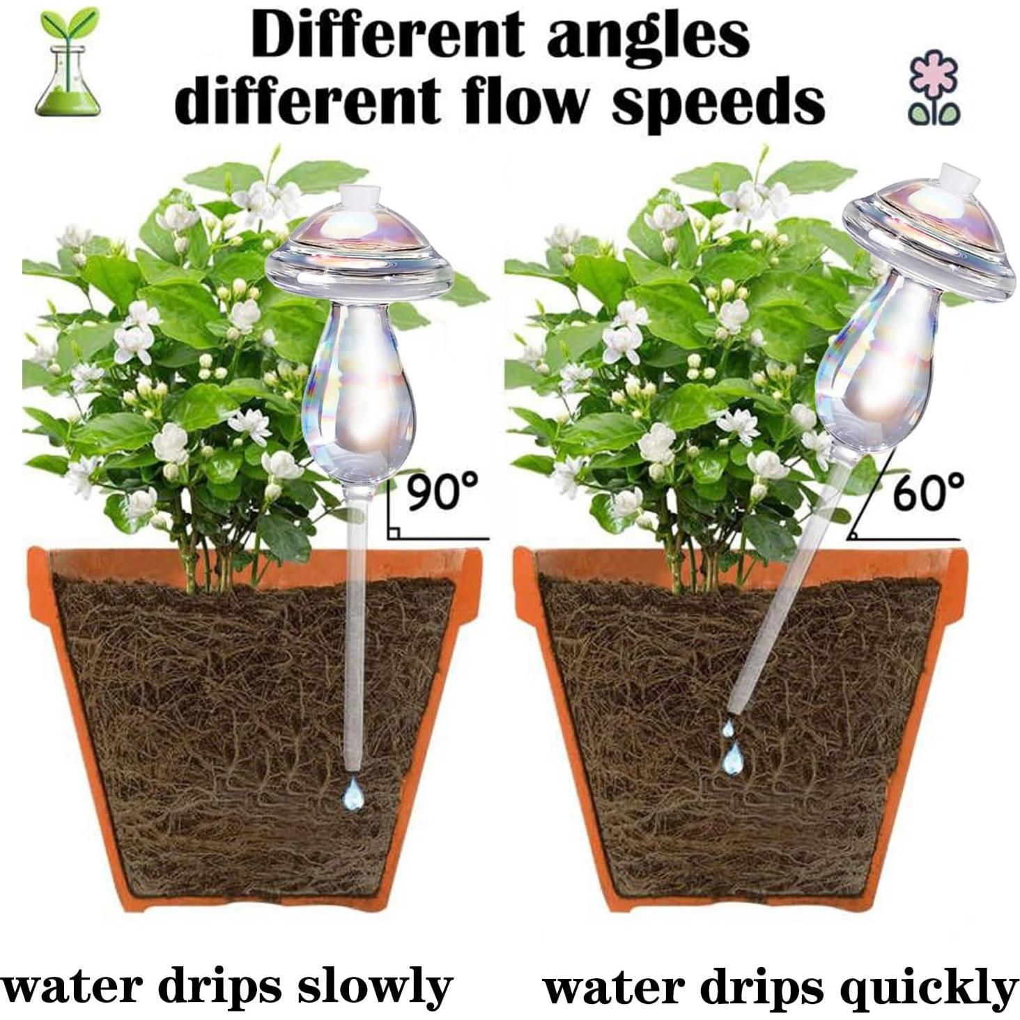 Esferas de Riego Vodhord para Plantas - Paquete de 4, Vidrio