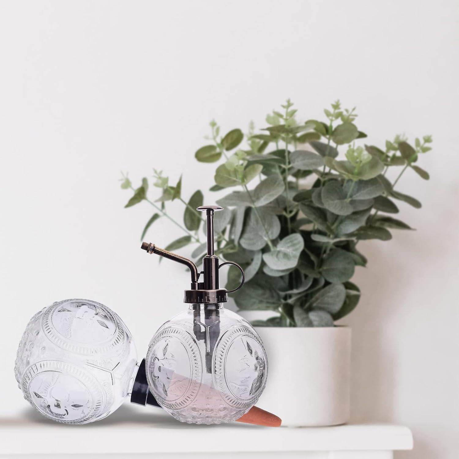 Juego de 3 Esferas de Riego Automático Ltzmcmy de Vidrio 473ml