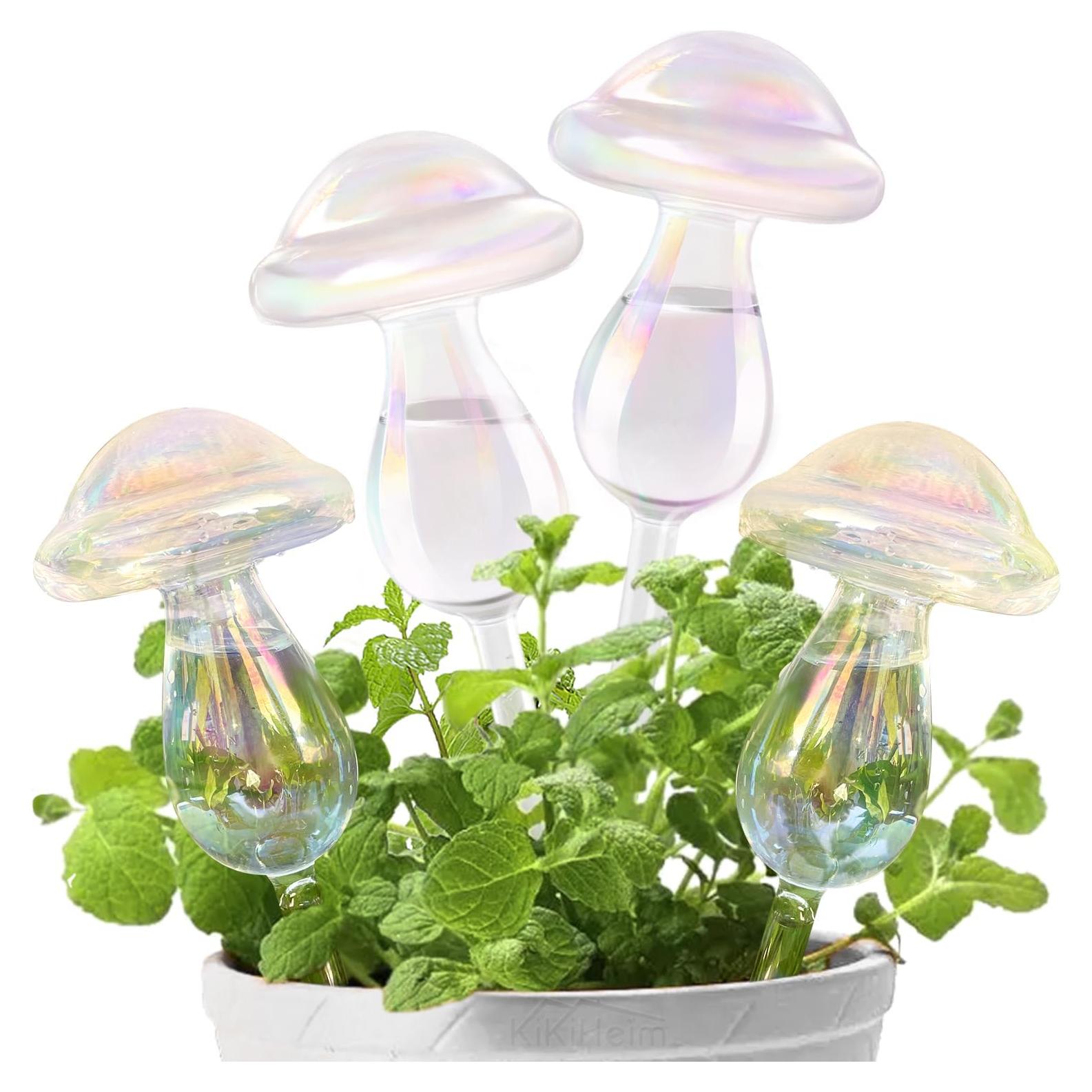 Esferas de Riego Automático KiKiHeim 4 Piezas Hongos